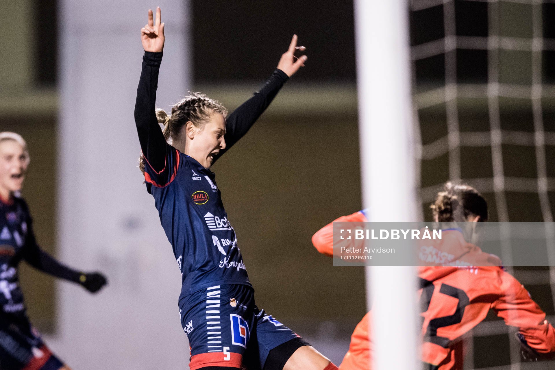 Linköpings Lisa Lantz jublar