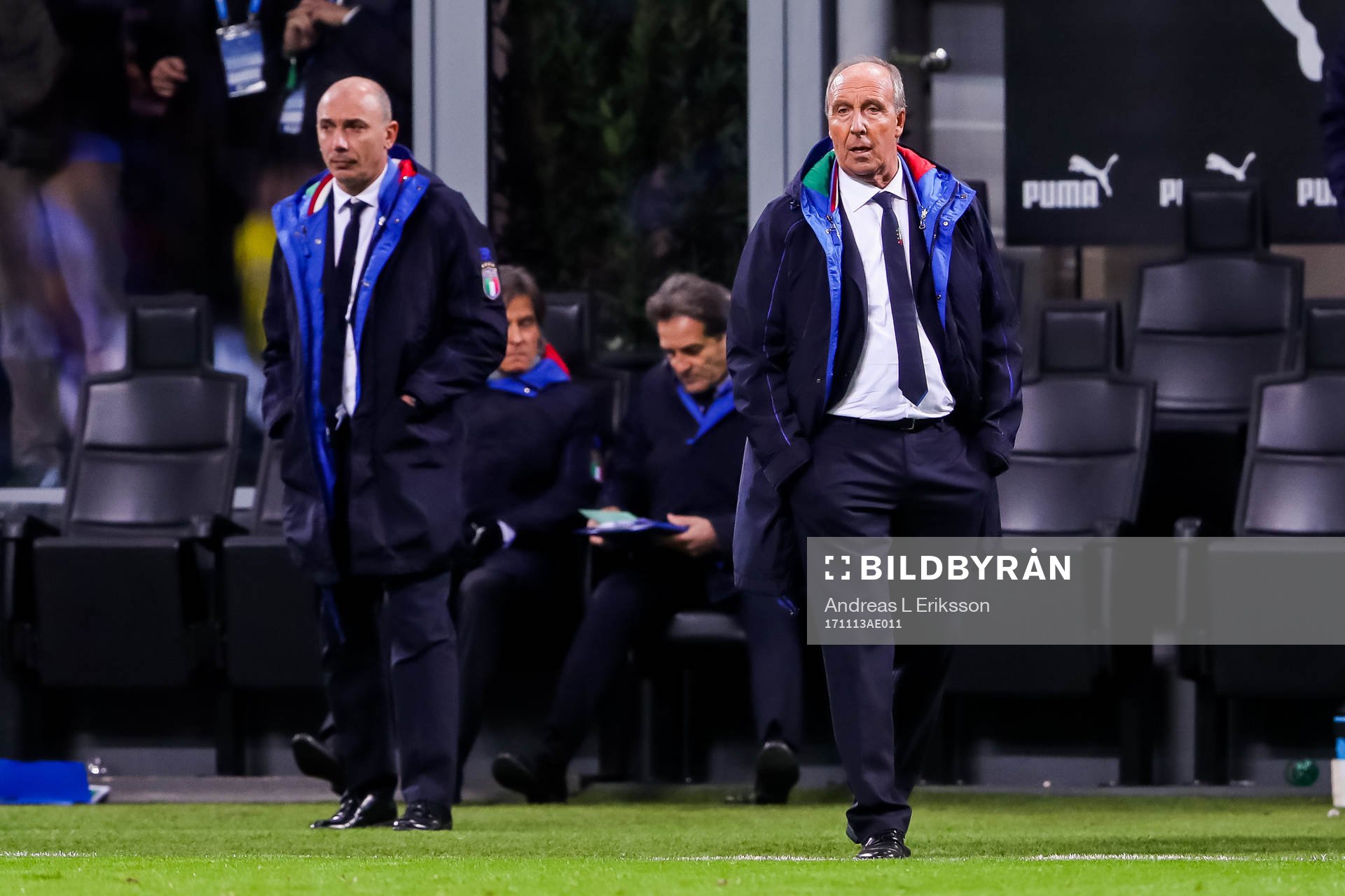 Italiens förbundskapten Gian Piero Ventura