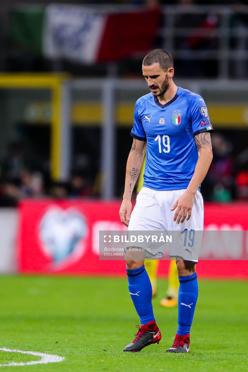 Italiens Leonardo Bonucci deppar