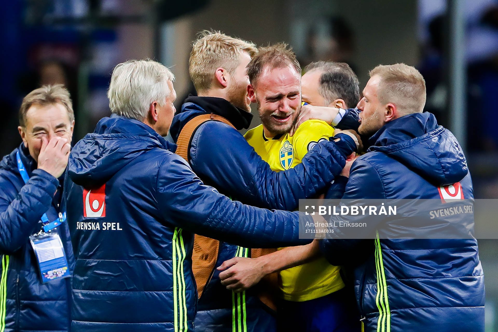 Sveriges Andreas Granqvist jublar