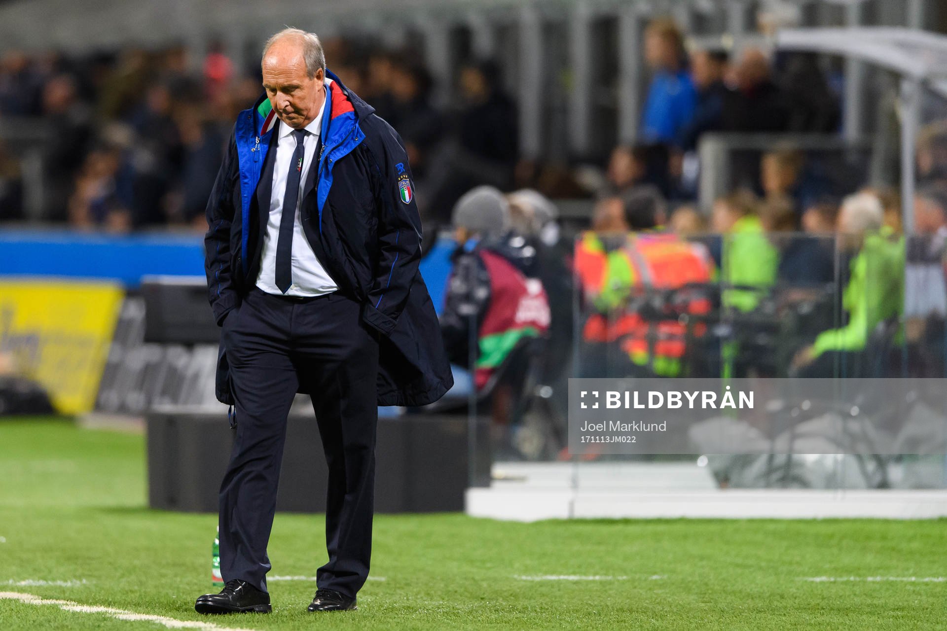 Italiens förbundskapten Gian Piero Ventura