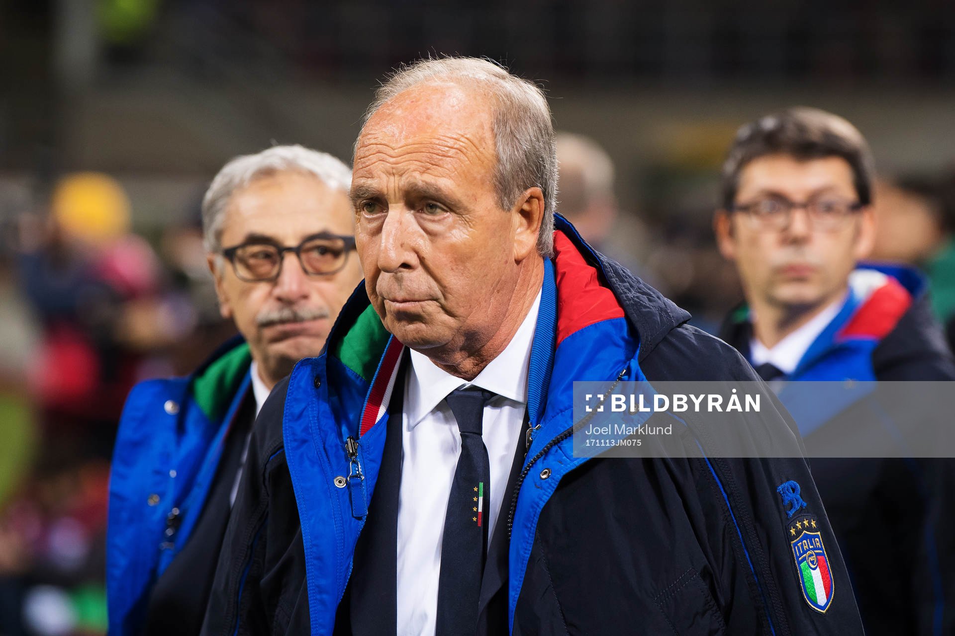 Italiens förbundskapten Gian Piero Ventura
