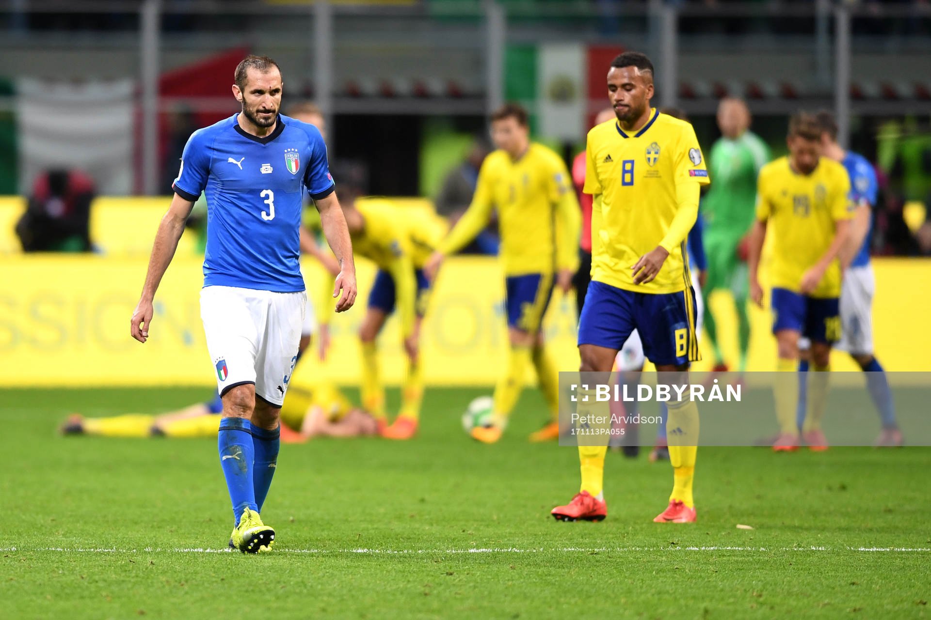 Italiens Giorgio Chiellini deppar