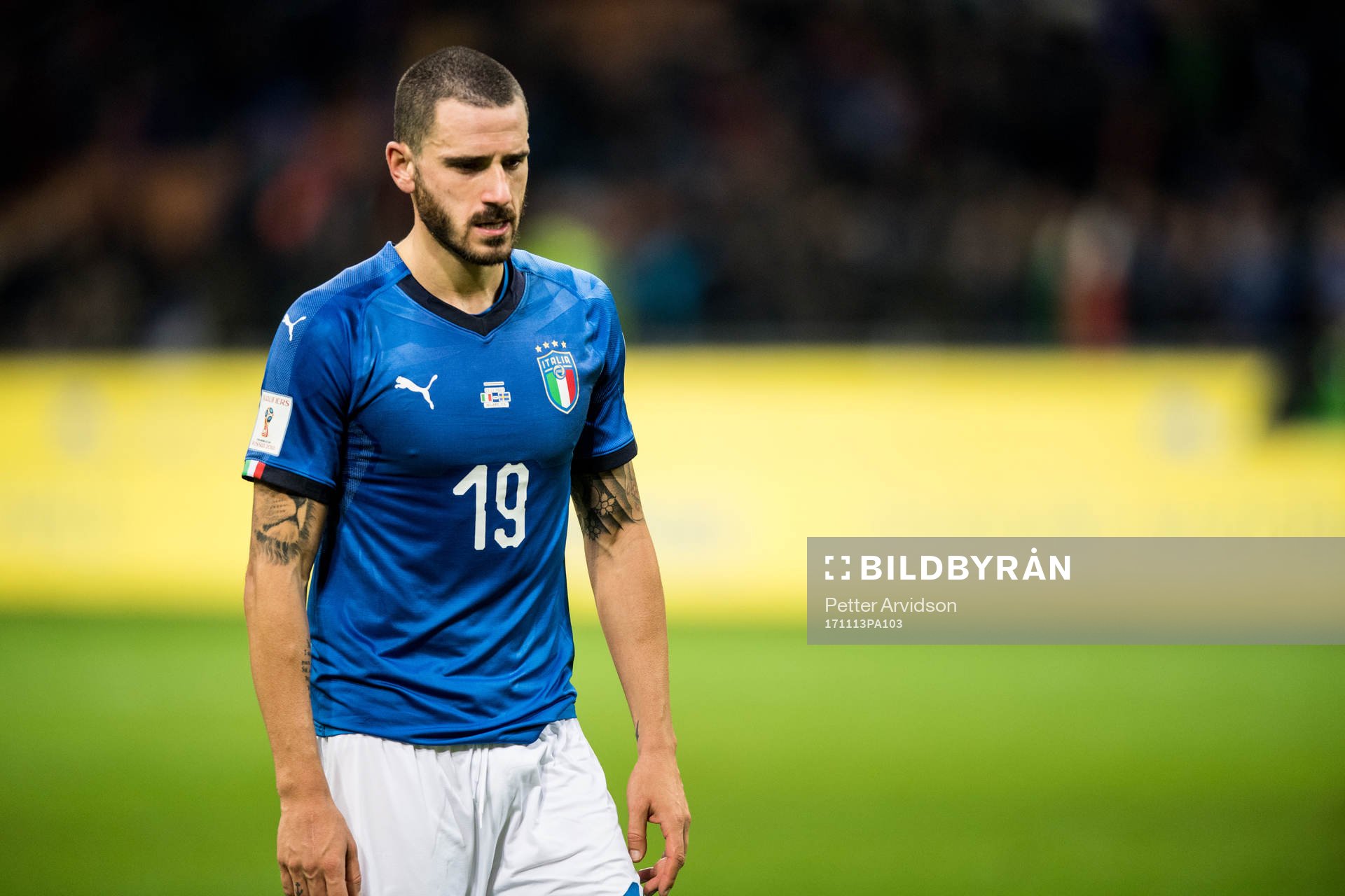 Italiens Leonardo Bonucci deppar