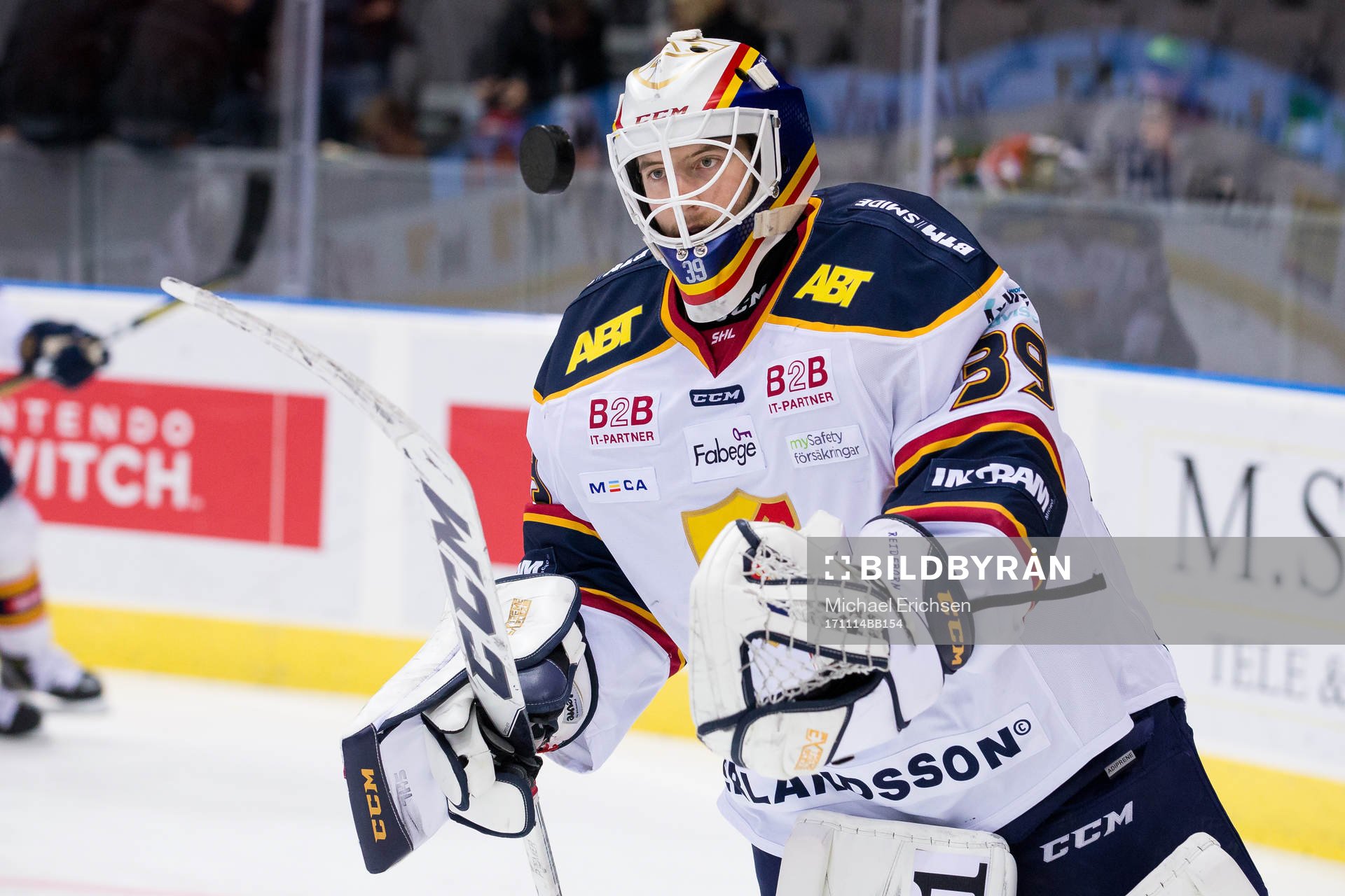 Djurgårdens målvakt Adam Reideborn