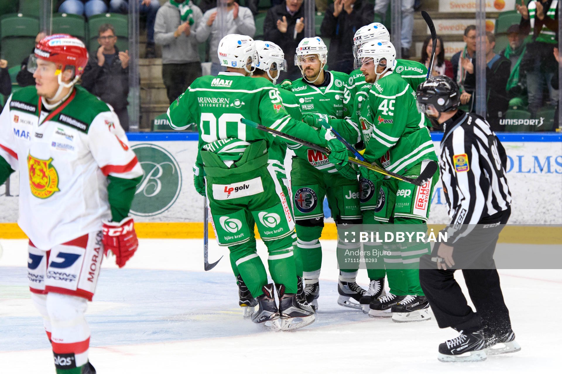 Rögles Sebastian Collberg jublar