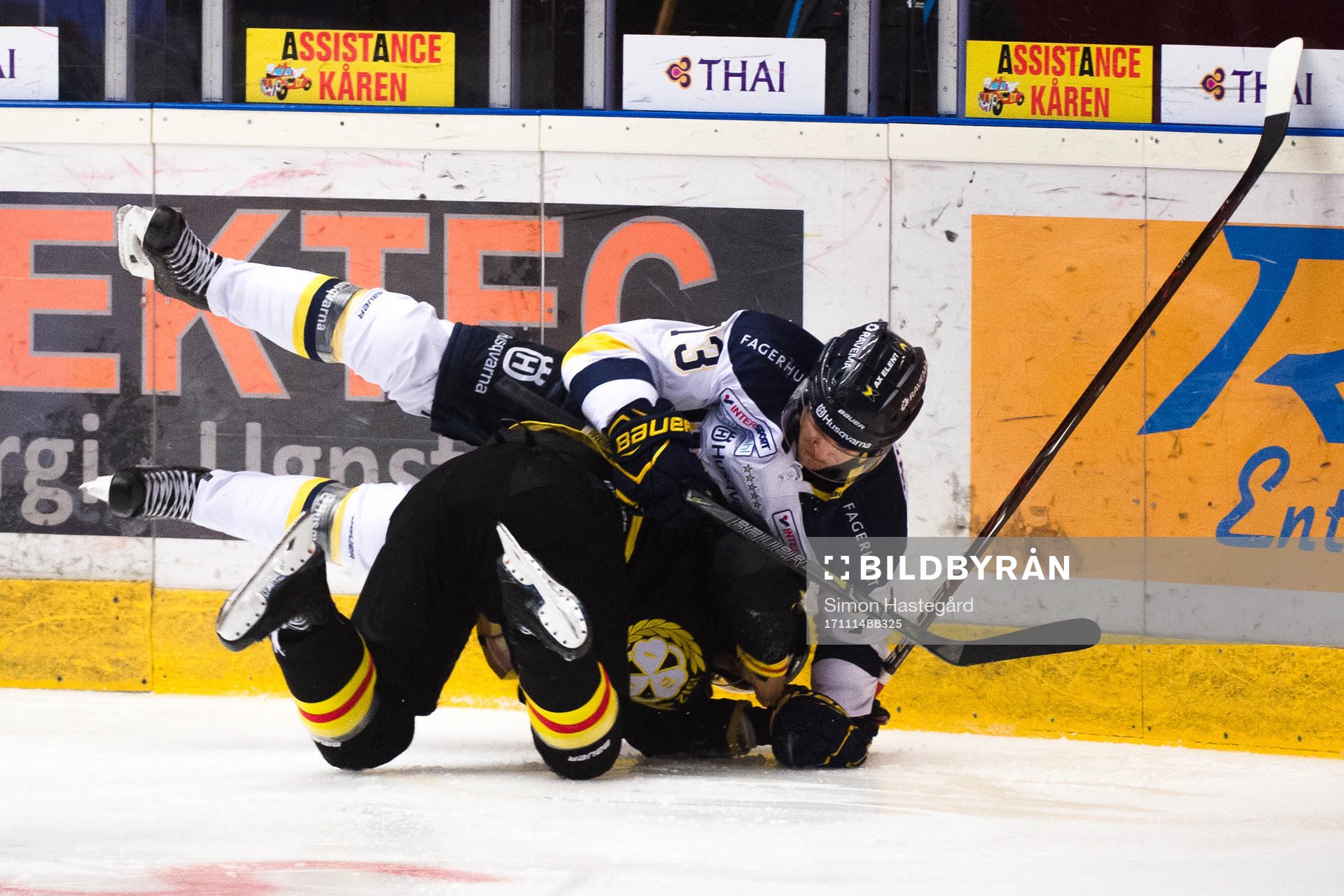 s Sebastian Wännström och Brynäs Elias Fälth