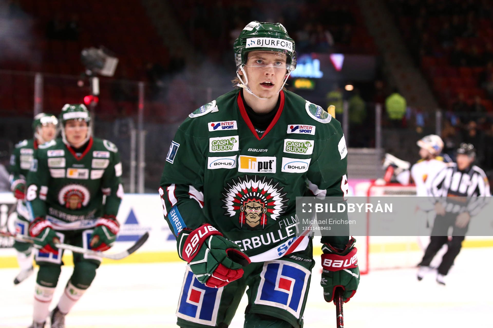 Frölundas Lias Andersson jublar