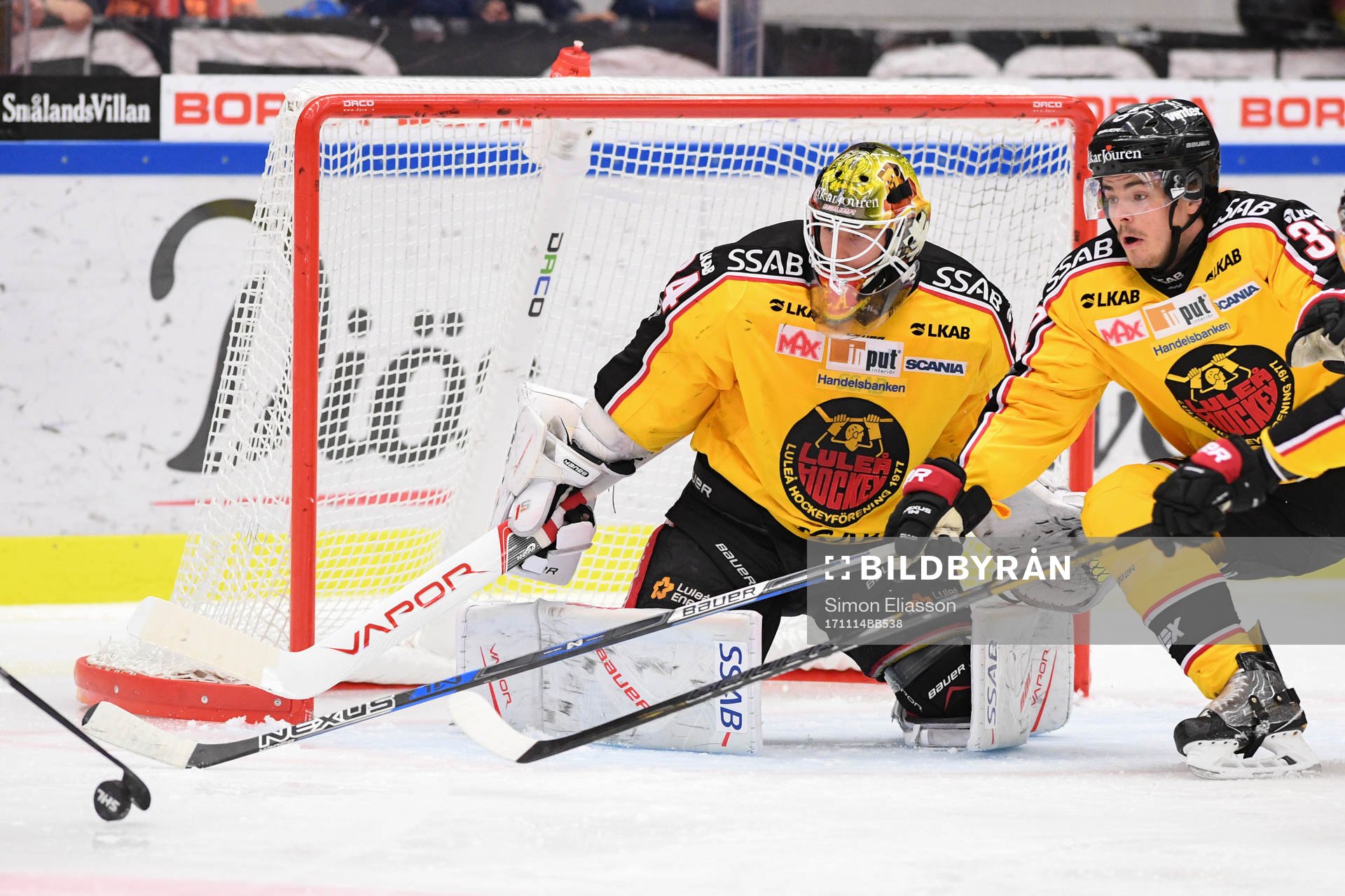 Luleås målvakt Joel Lassinatti