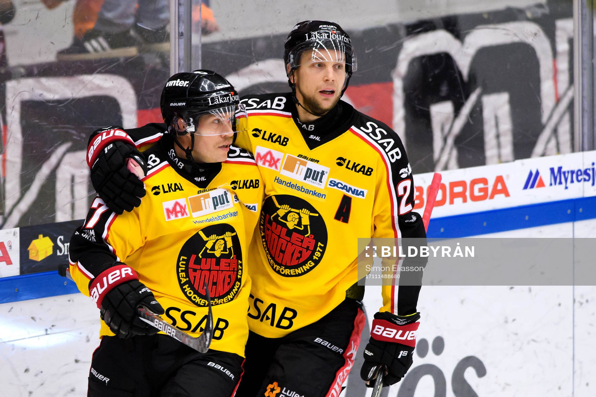 Luleås Andreas Falk jublar