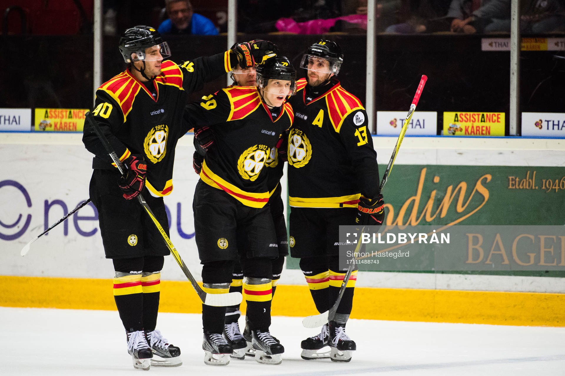 Brynäs Daniel Mannberg jublar