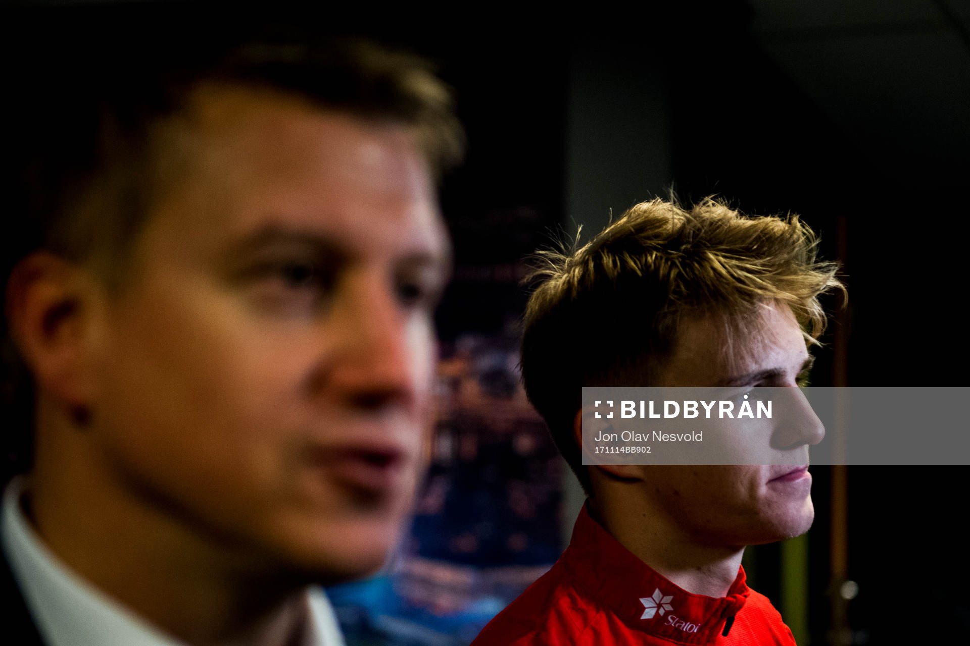 Leif Gunnar Smerud, coach of Norway, and Martin Ødegaard