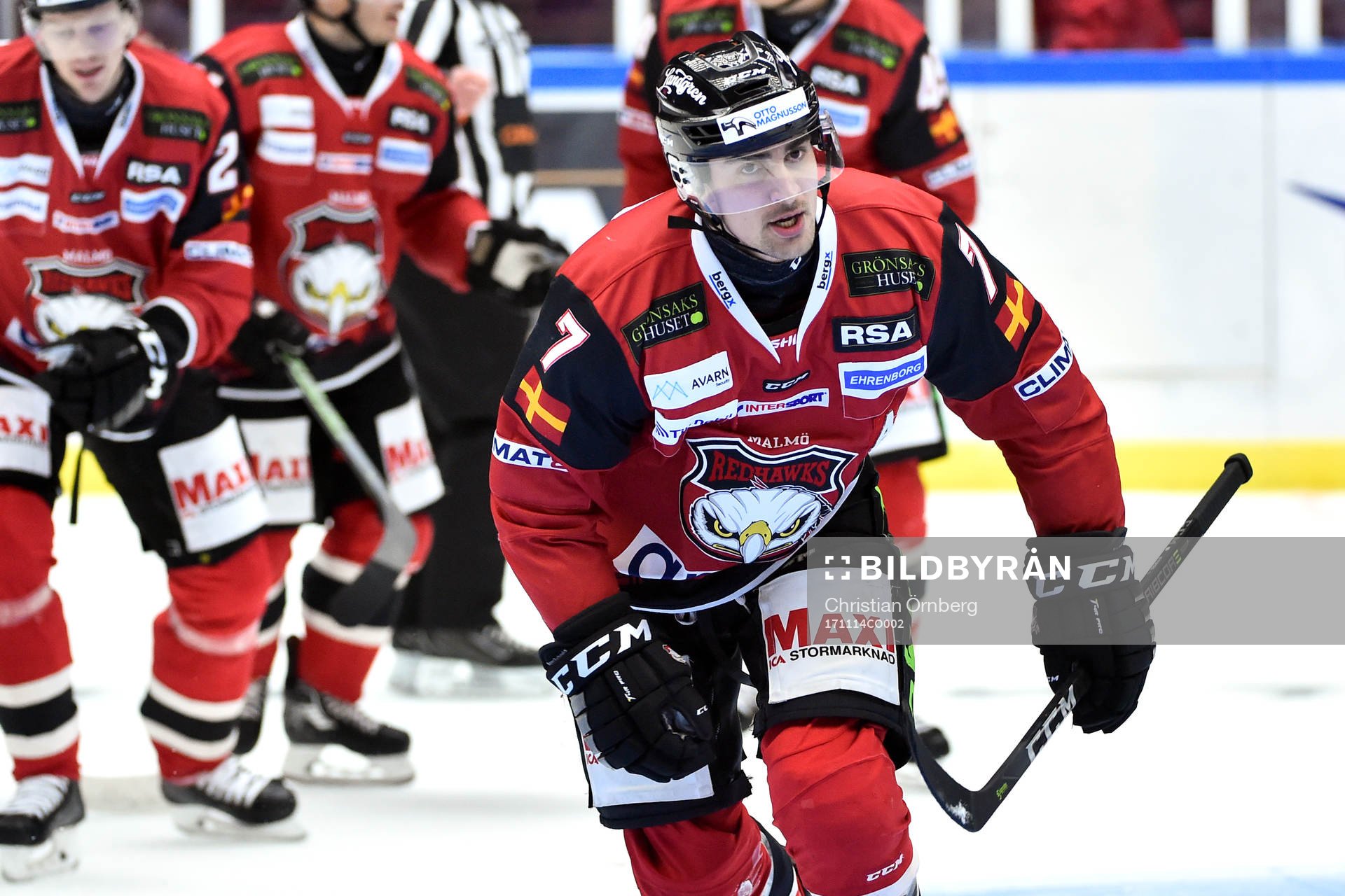 Malmö Redhawks Nils Andersson jublar