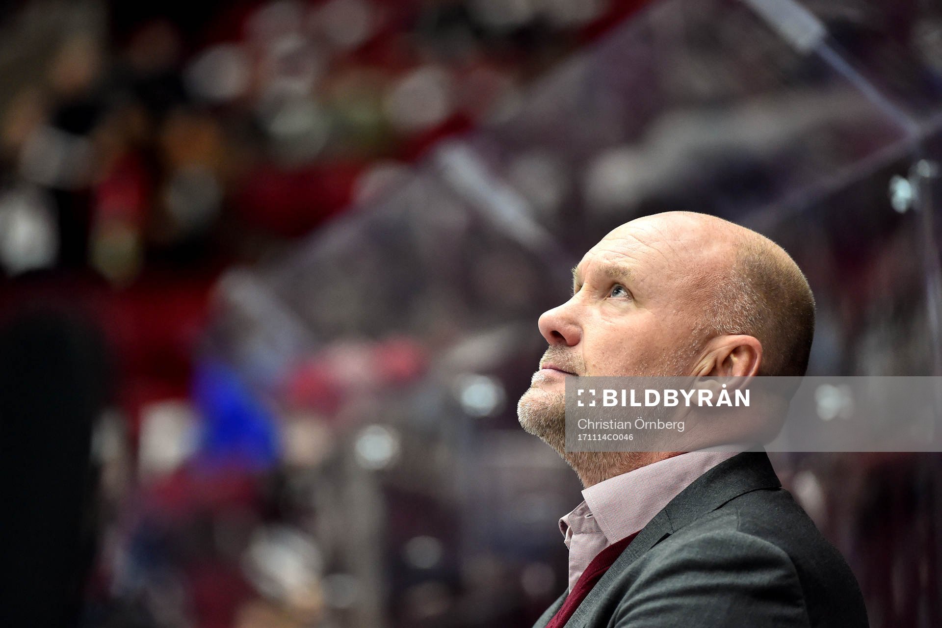 Malmö Redhawks tränare Peter Andersson deppar