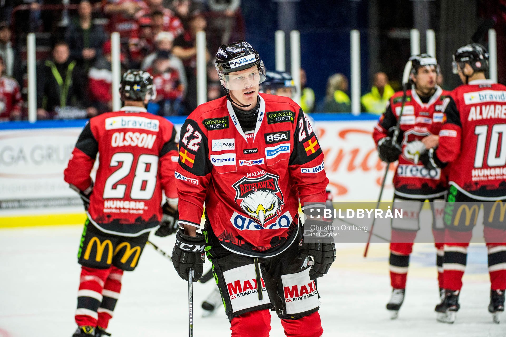 Malmö Redhawks Lars Bryggman deppar