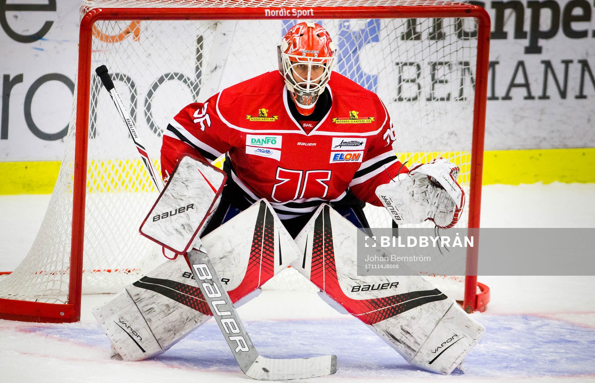 Örebros målvakt Axel Brage