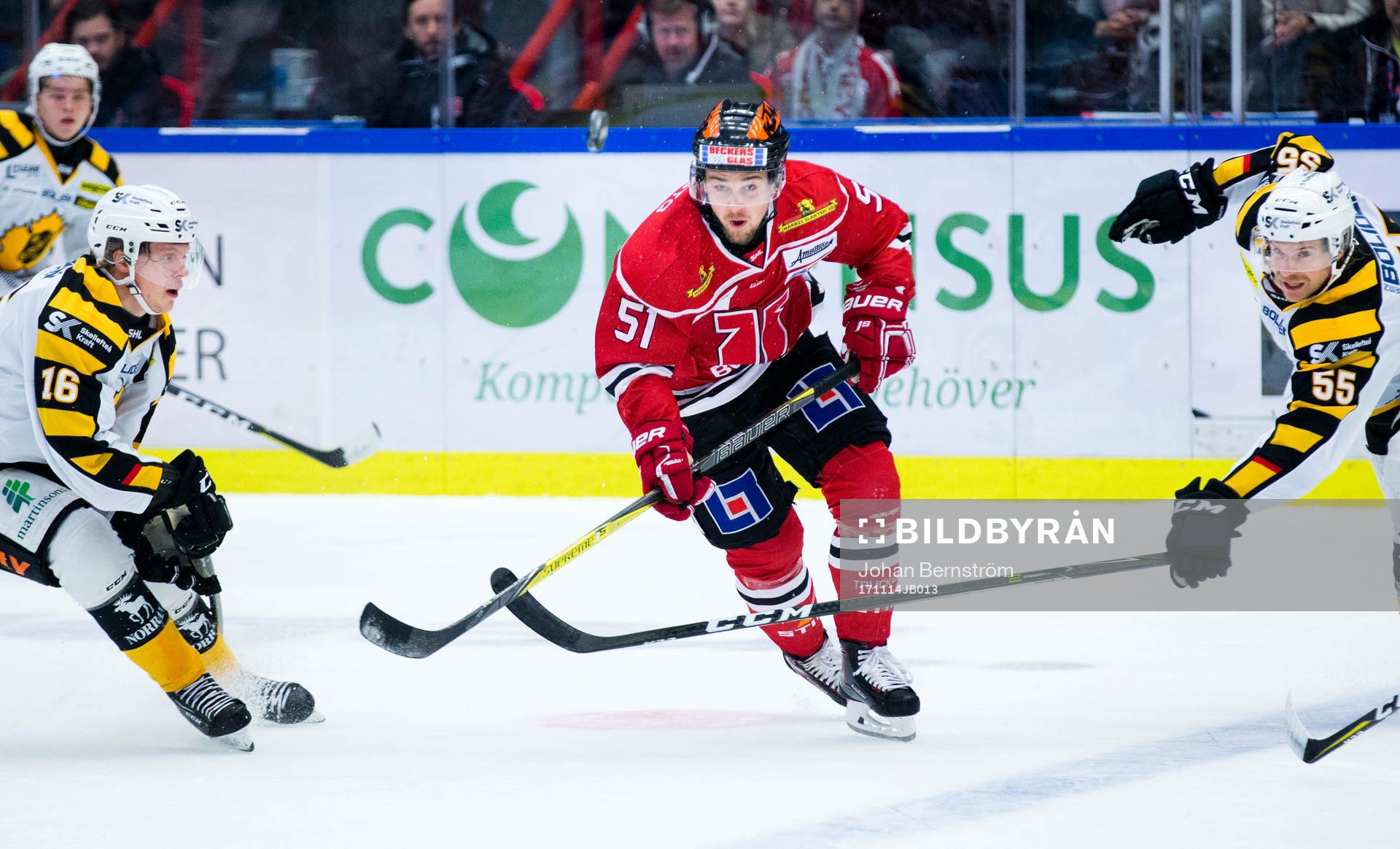 Örebros Gustav Franzén och Skellefteås Michael Kostka