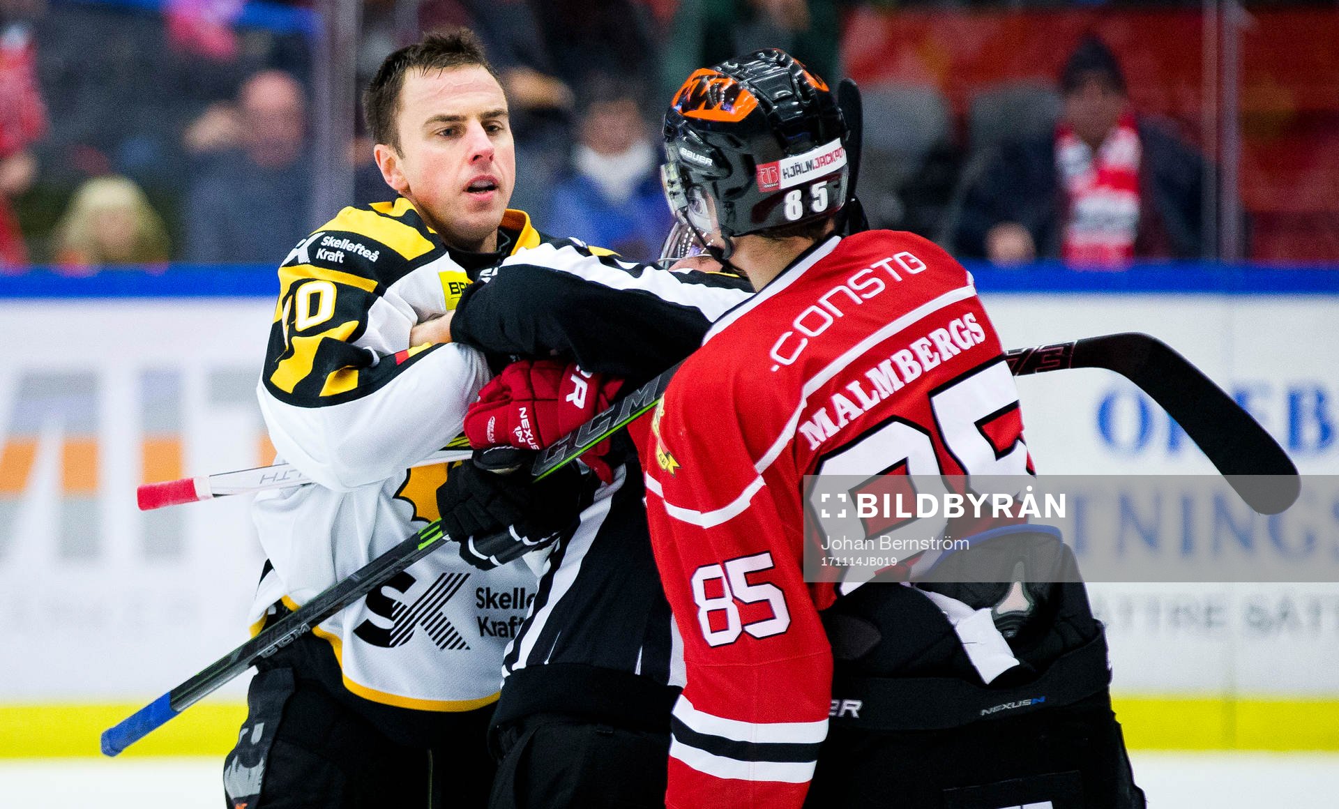 Skellefteås Joakim Lindström och Örebros Kalle Olsson