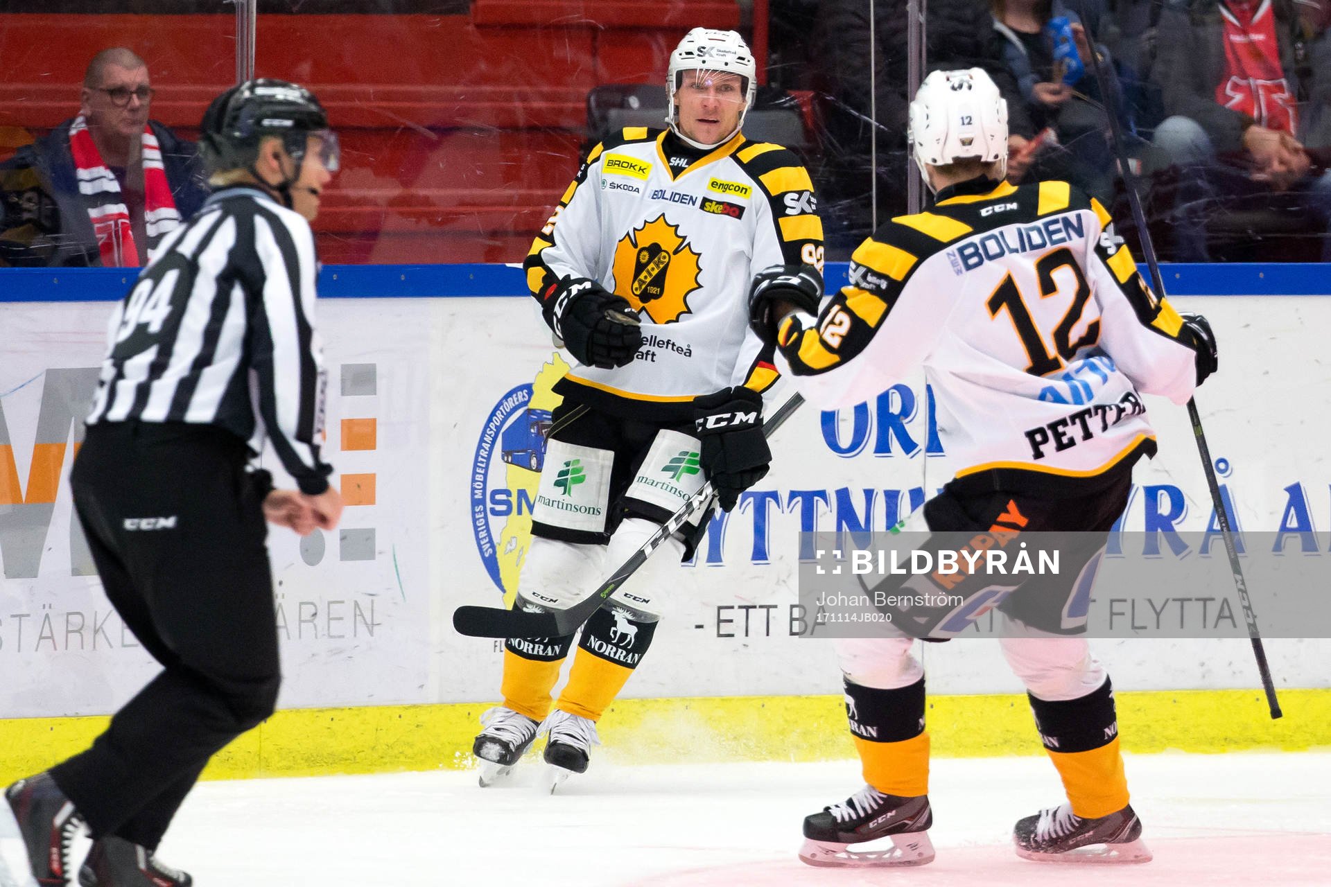 Skellefteås Jesper Olofsson jublar