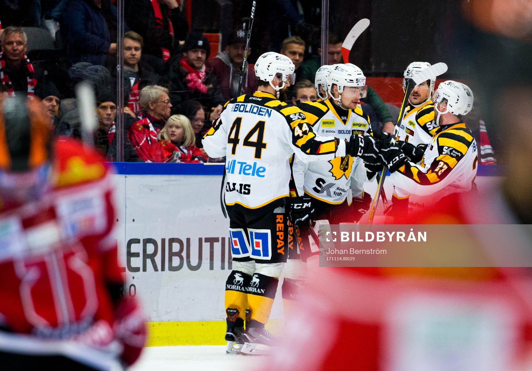 Skellefteås Jesper Olofsson gör 1-1