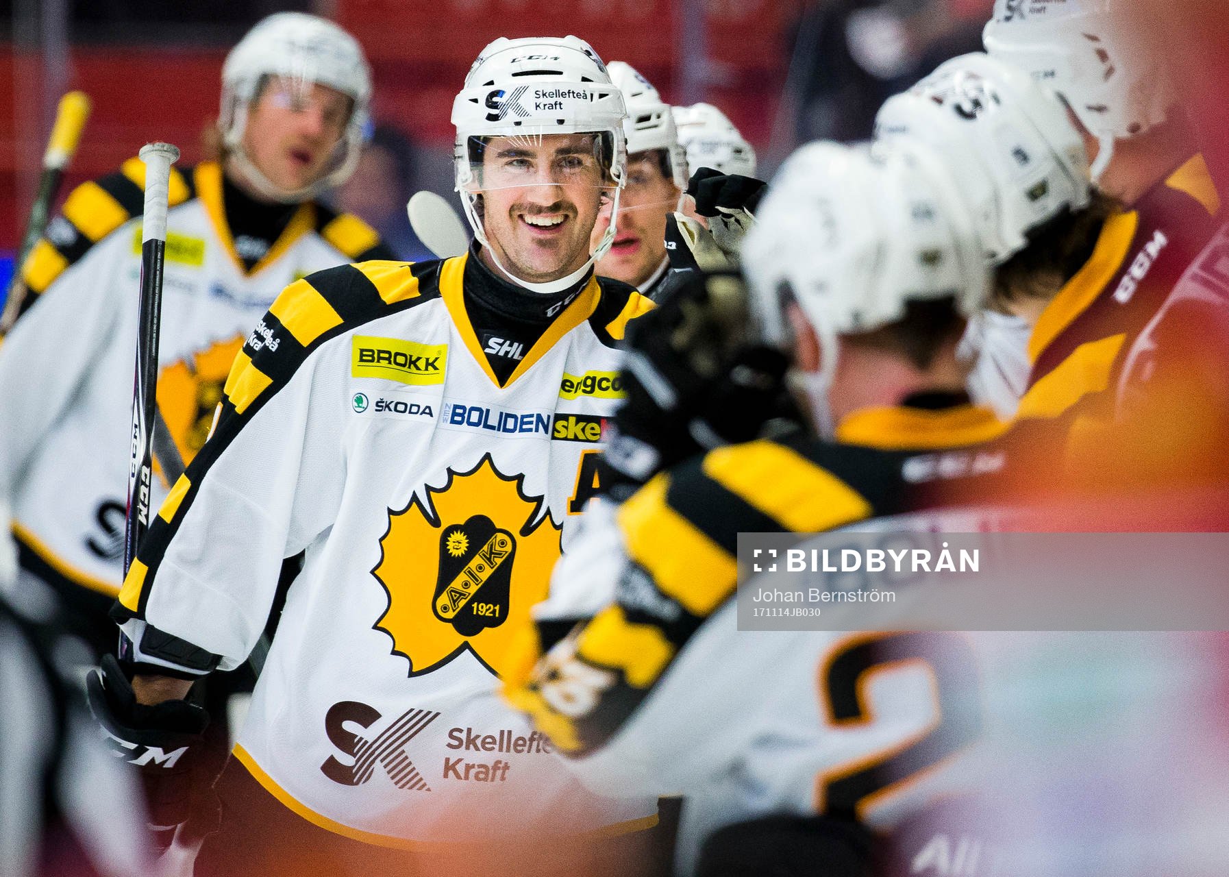 Skellefteås Bud Holloway jublar
