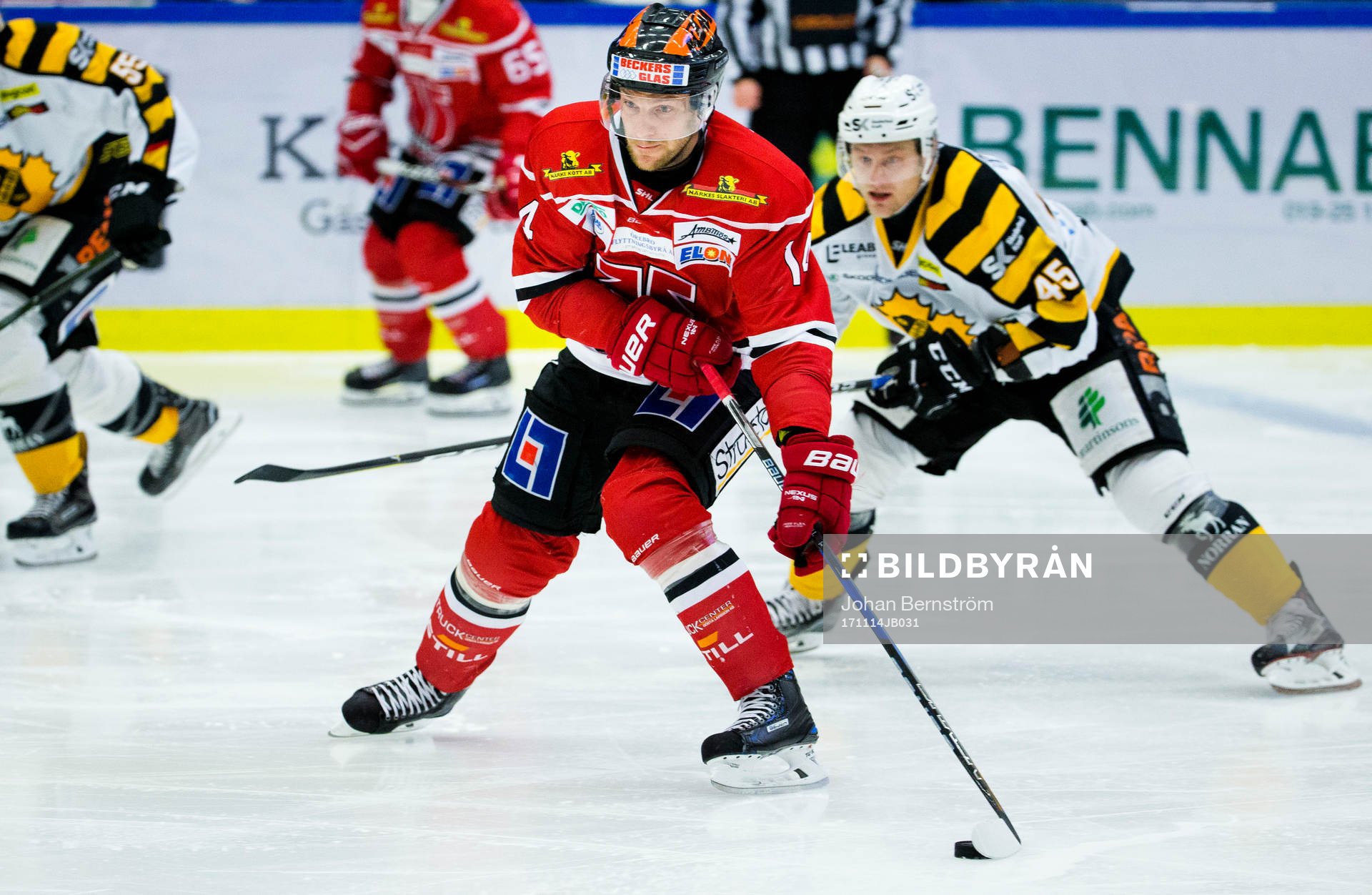 Örebros Tom Wandell och Skellefteås Oscar Möller