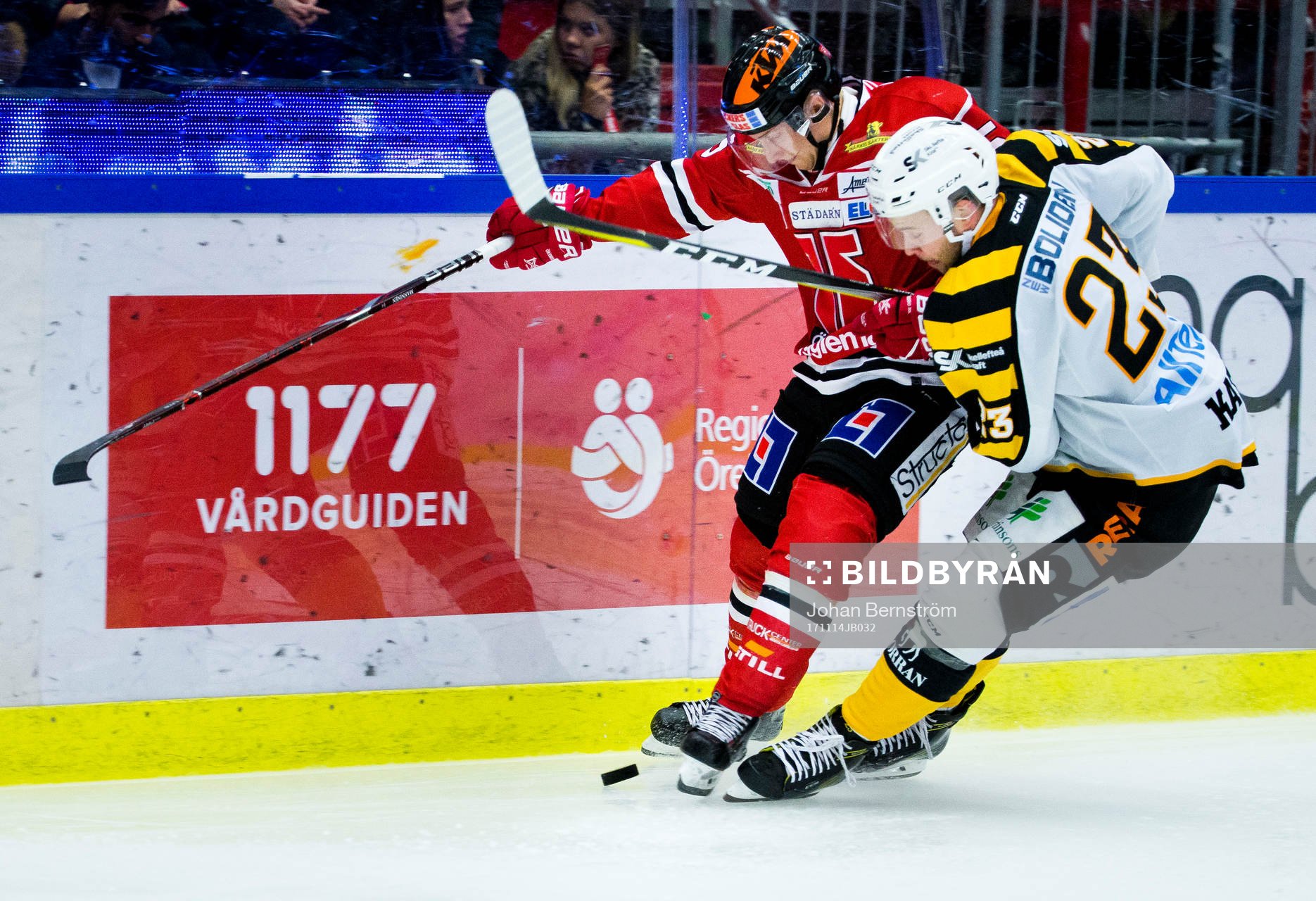 Örebros Sakari Manninen och Skellefteås Mark Katic