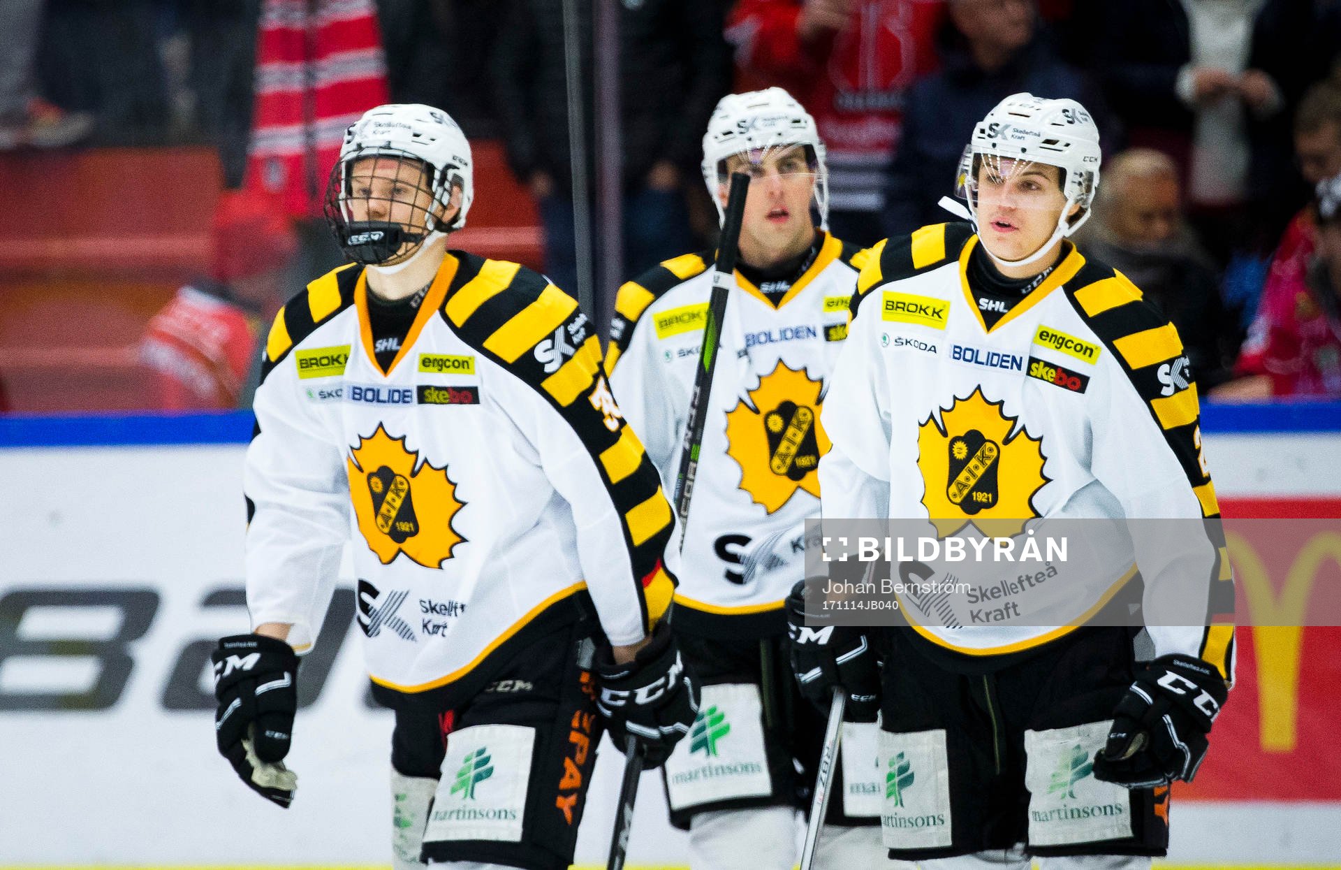 Skellefteås Albin Eriksson och Joakim Lindström deppar