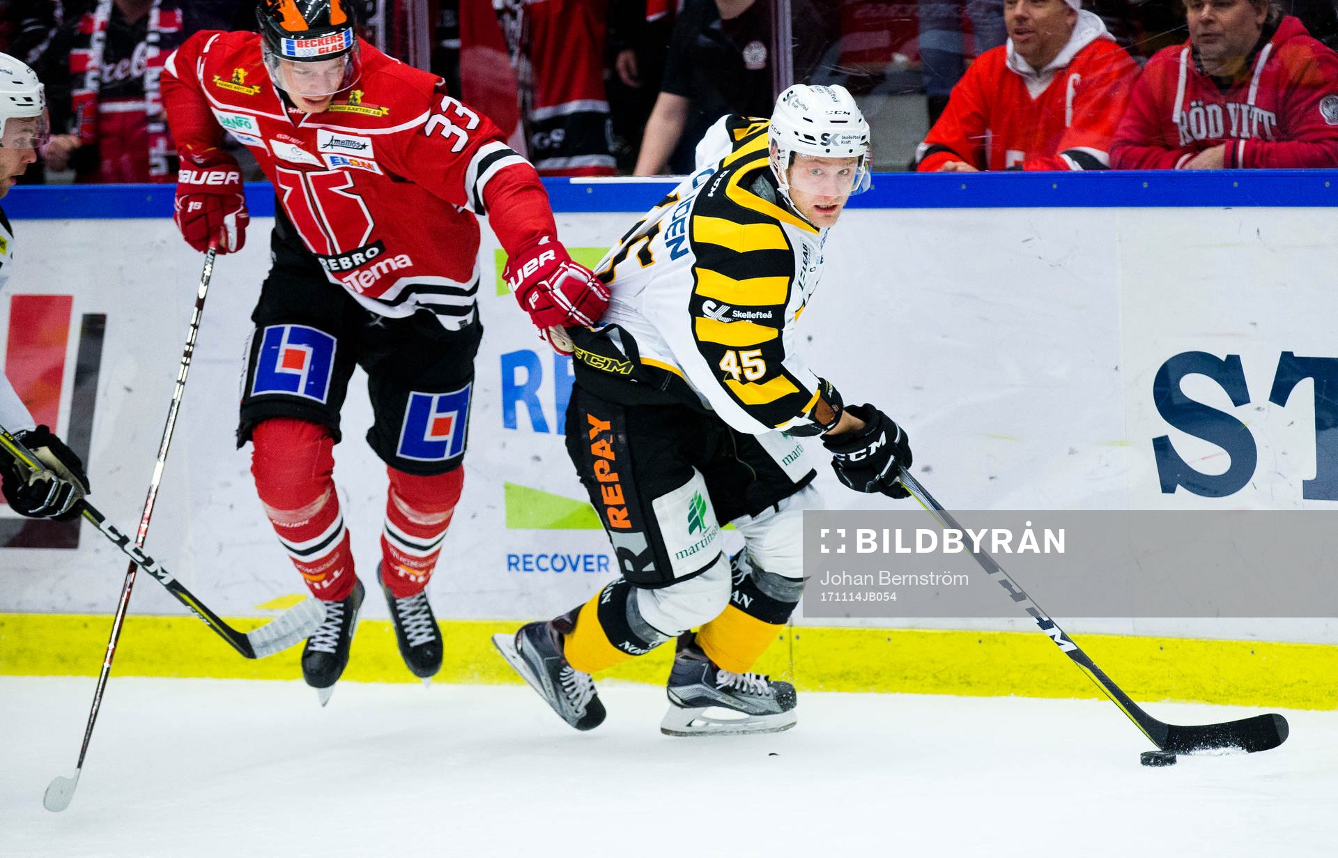 Örebros Christopher Mastomäki och Skellefteås Oscar