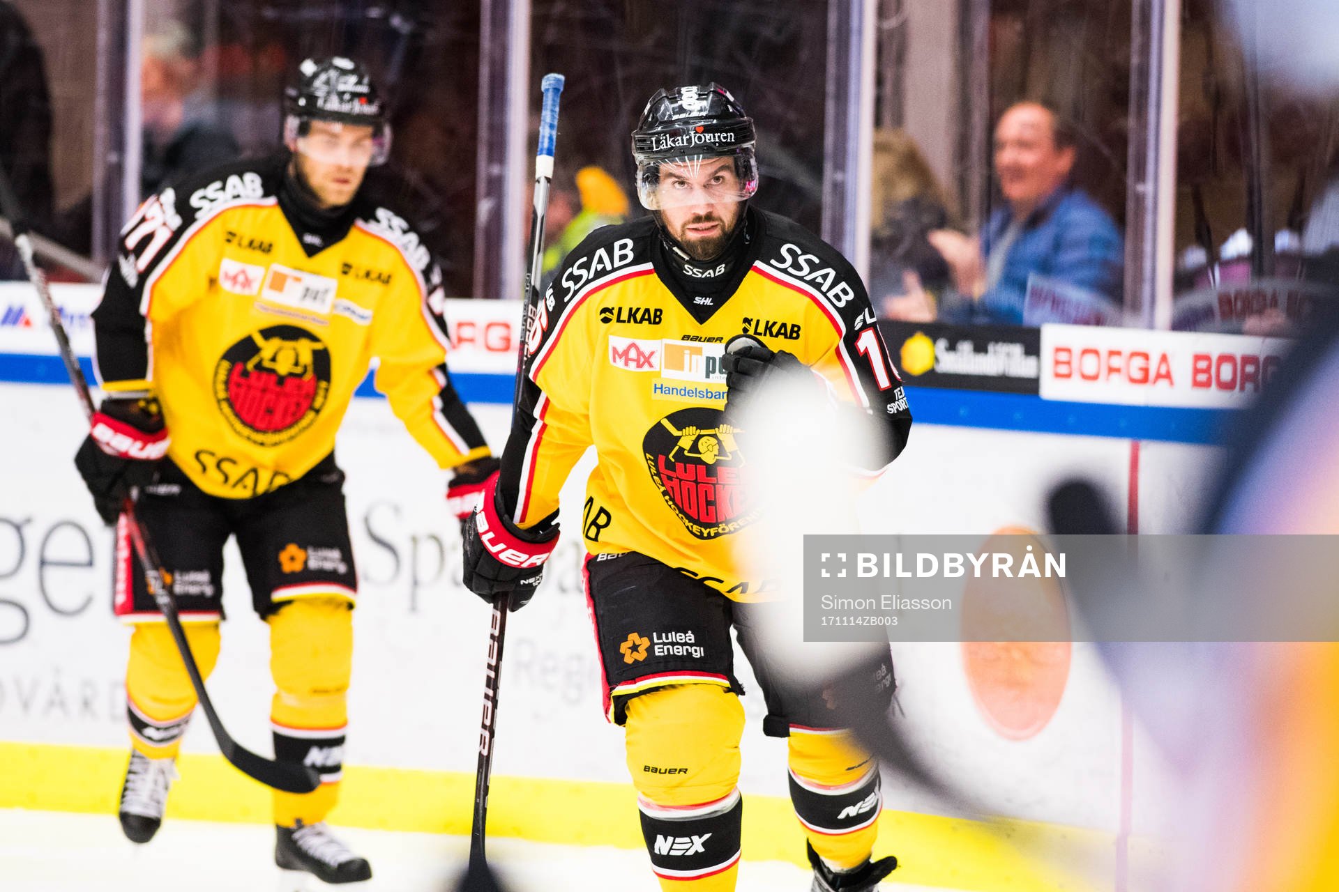 Luleås Niklas Olausson jublar