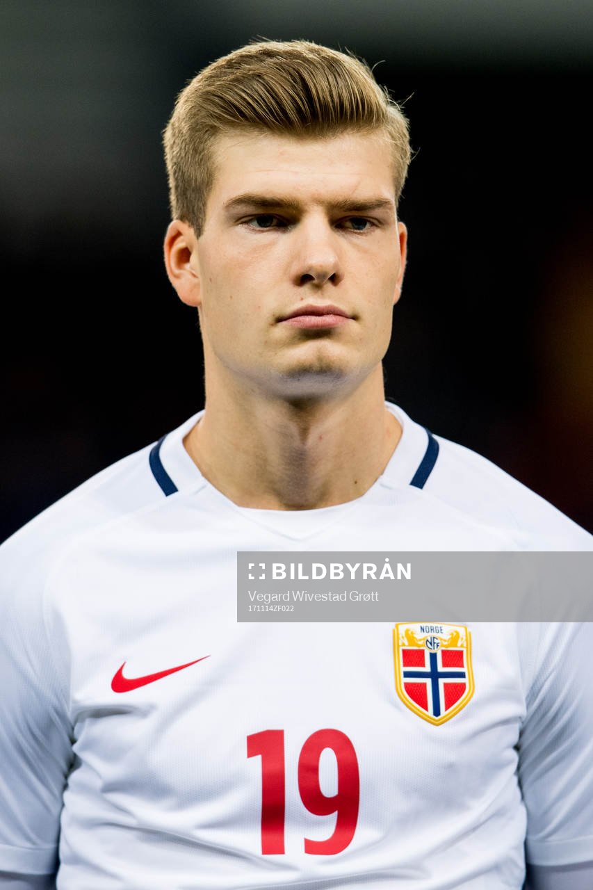 Alexander Sørloth of Norway