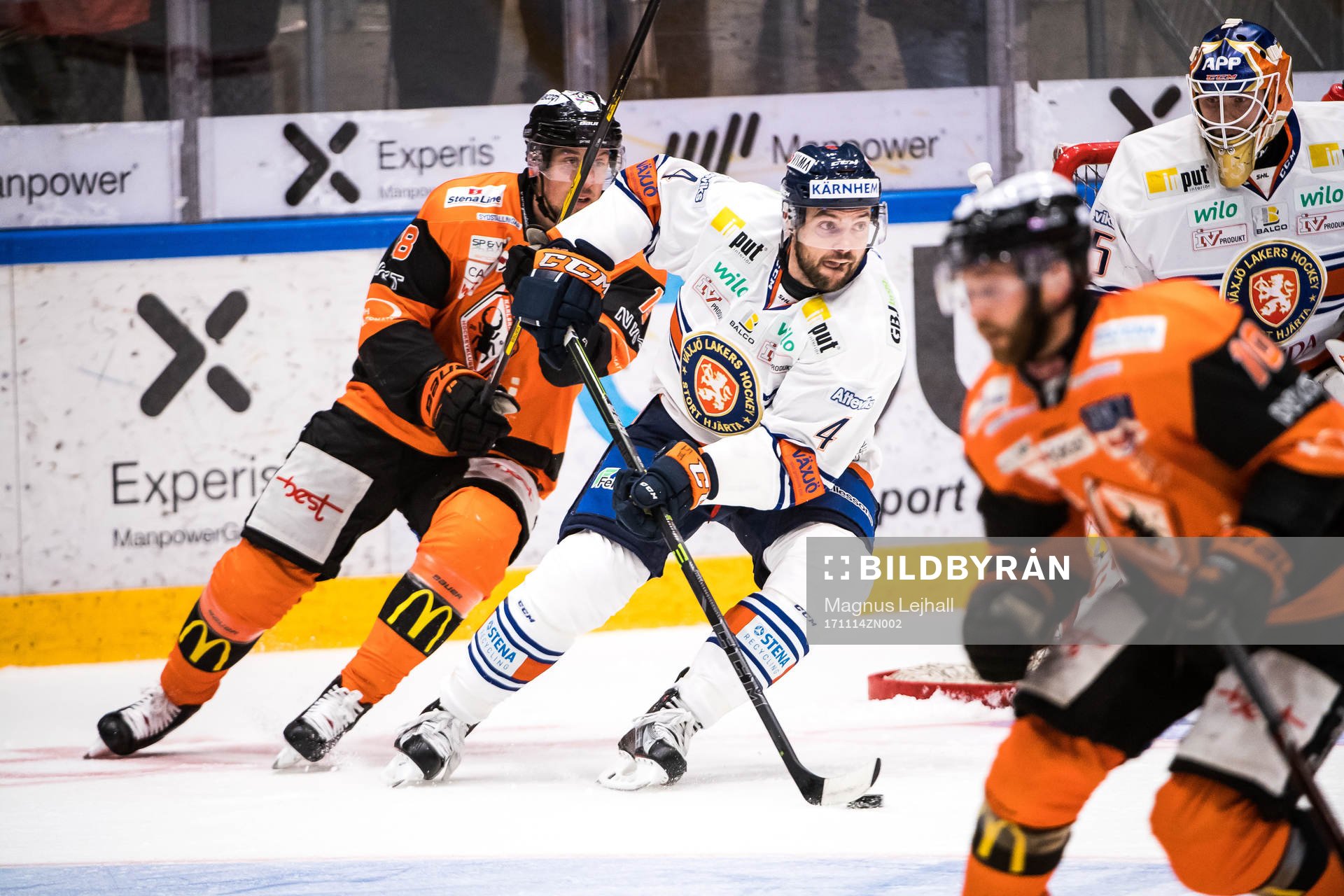 Karlskronas Emil Larsson och Växjös Noah Welch