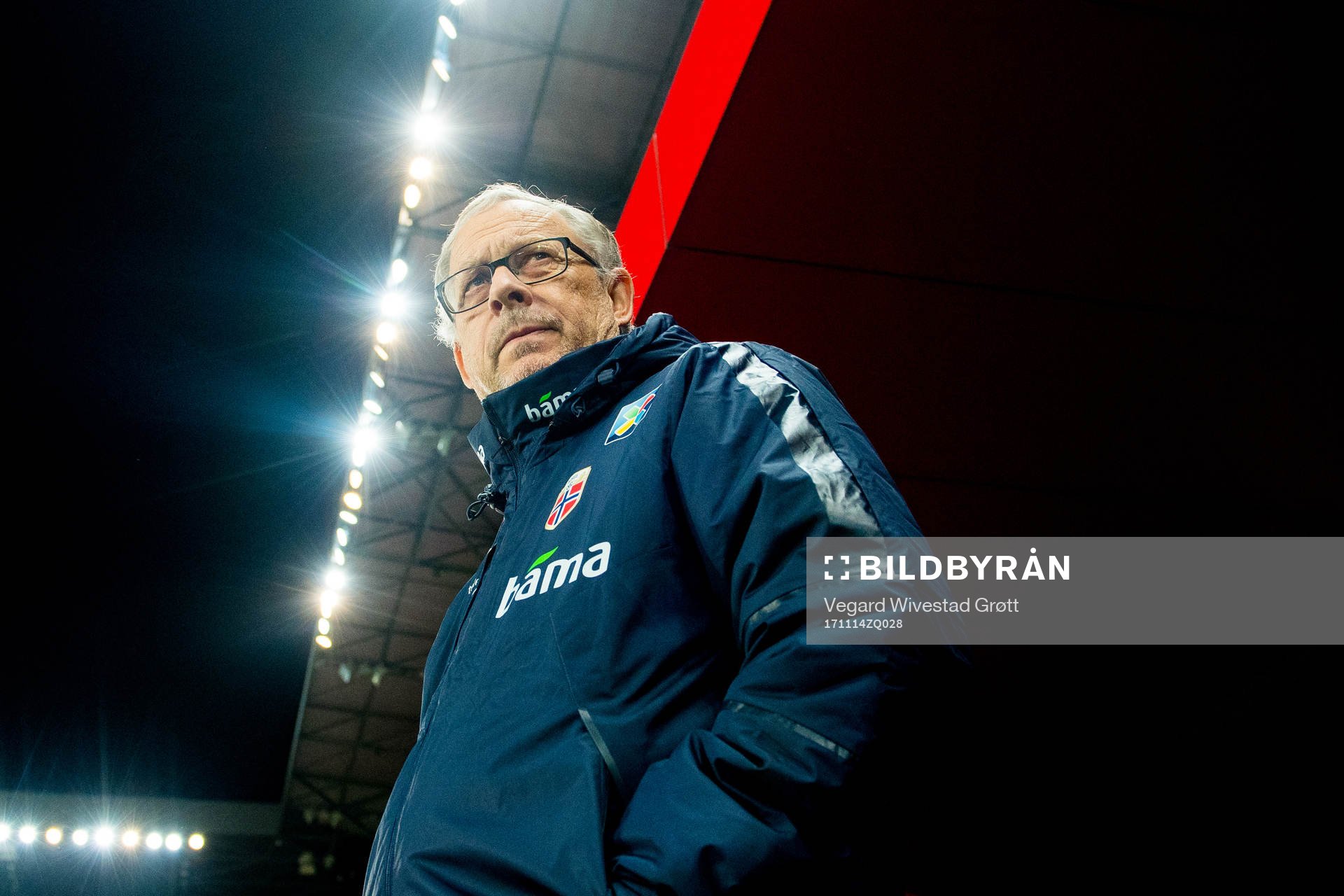 Lars Lagerbäck, head coach of Norway