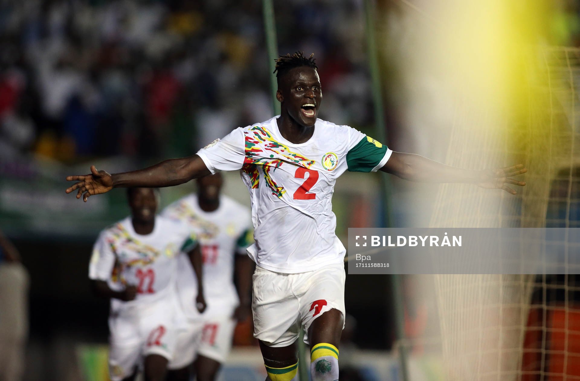 Fotboll, VM-kval, Senegal Sydafrika: Fifa World Cup Russia 2018 Qualifing Matchs / African Football Confederation - Group D / Senegal vs South Africa 2-1 - Stadium Leopold Sedar Senghor - Dakar (Senegal) / Kara MBODJI (Senegal)