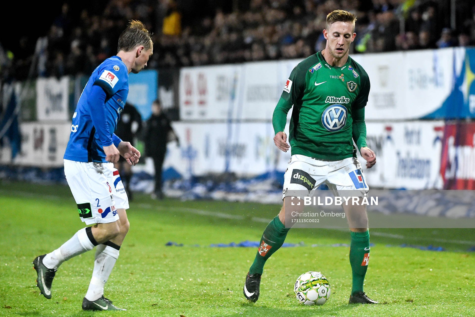 Trelleborgs Albin Nilsson och Jönköpings Jesper Svensson