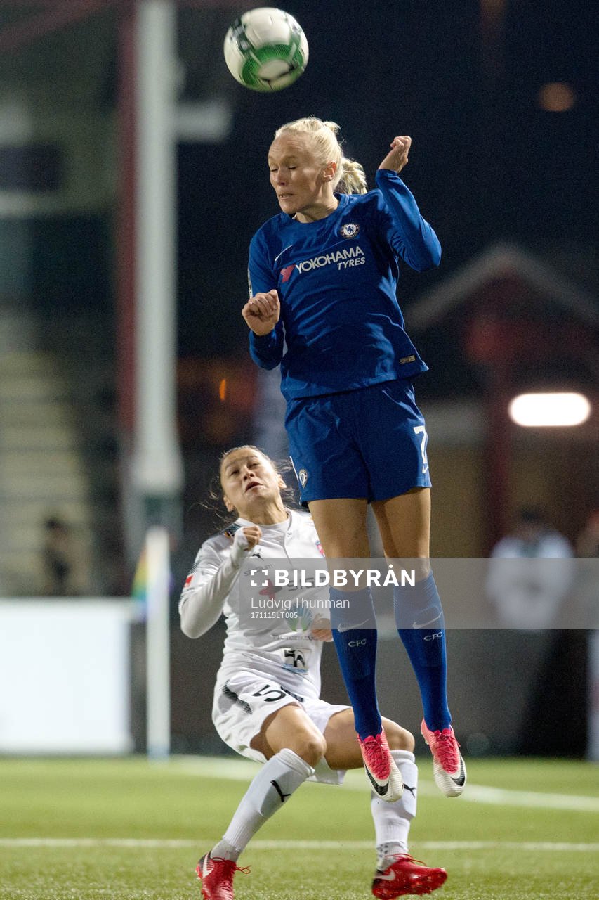Rosengårds Alexandra Lowe Riley och Chelseas Gemma Davison