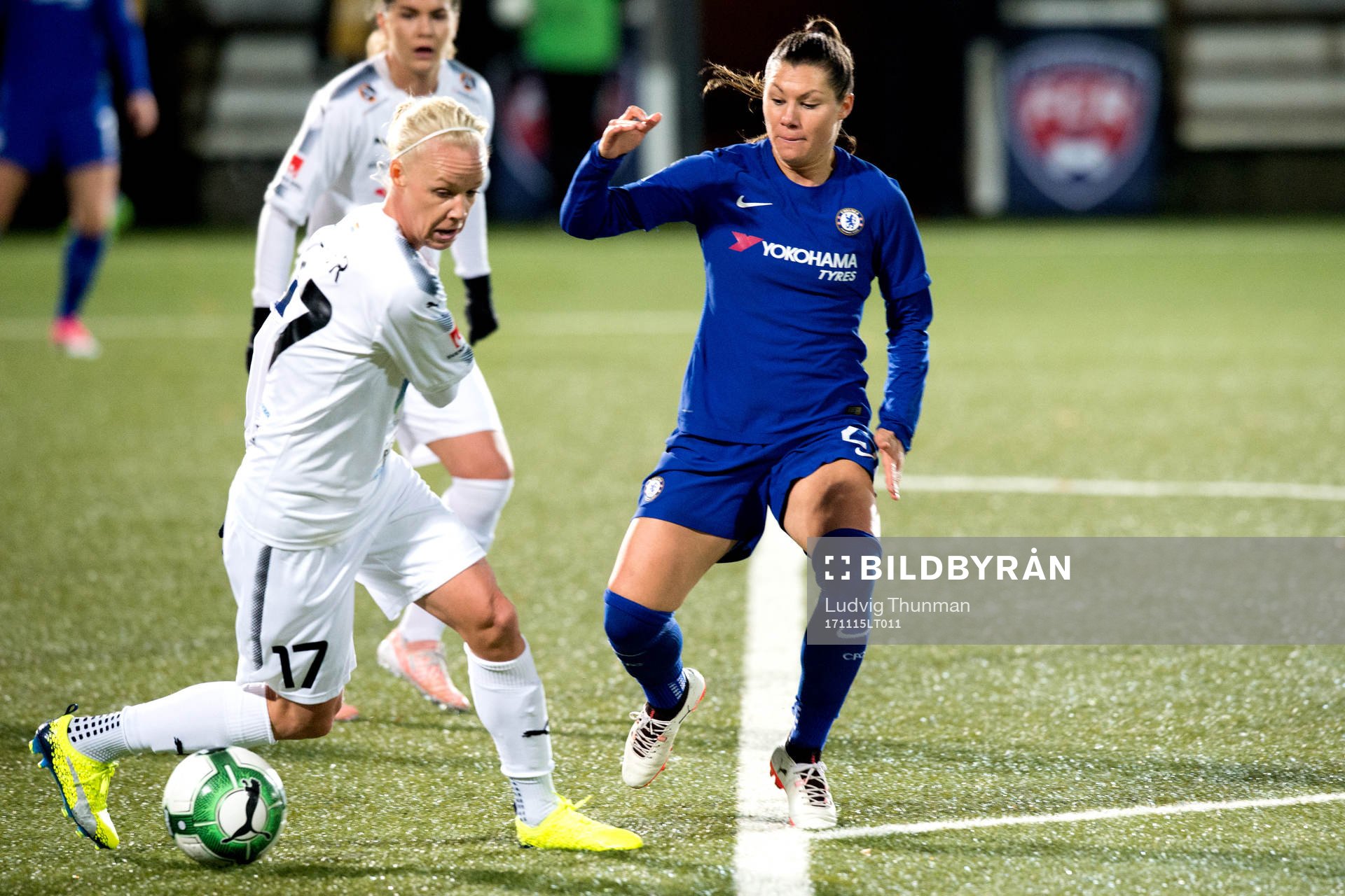 Rosengårds Caroline Seger och Chelseas Ramona Bachmann