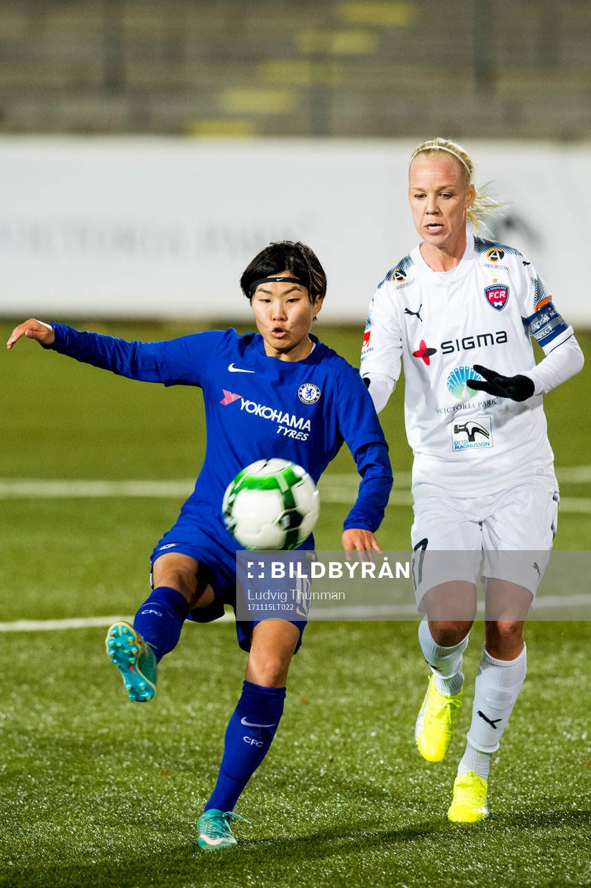 Chelseas Ji Soyun och Rosengårds Caroline Seger