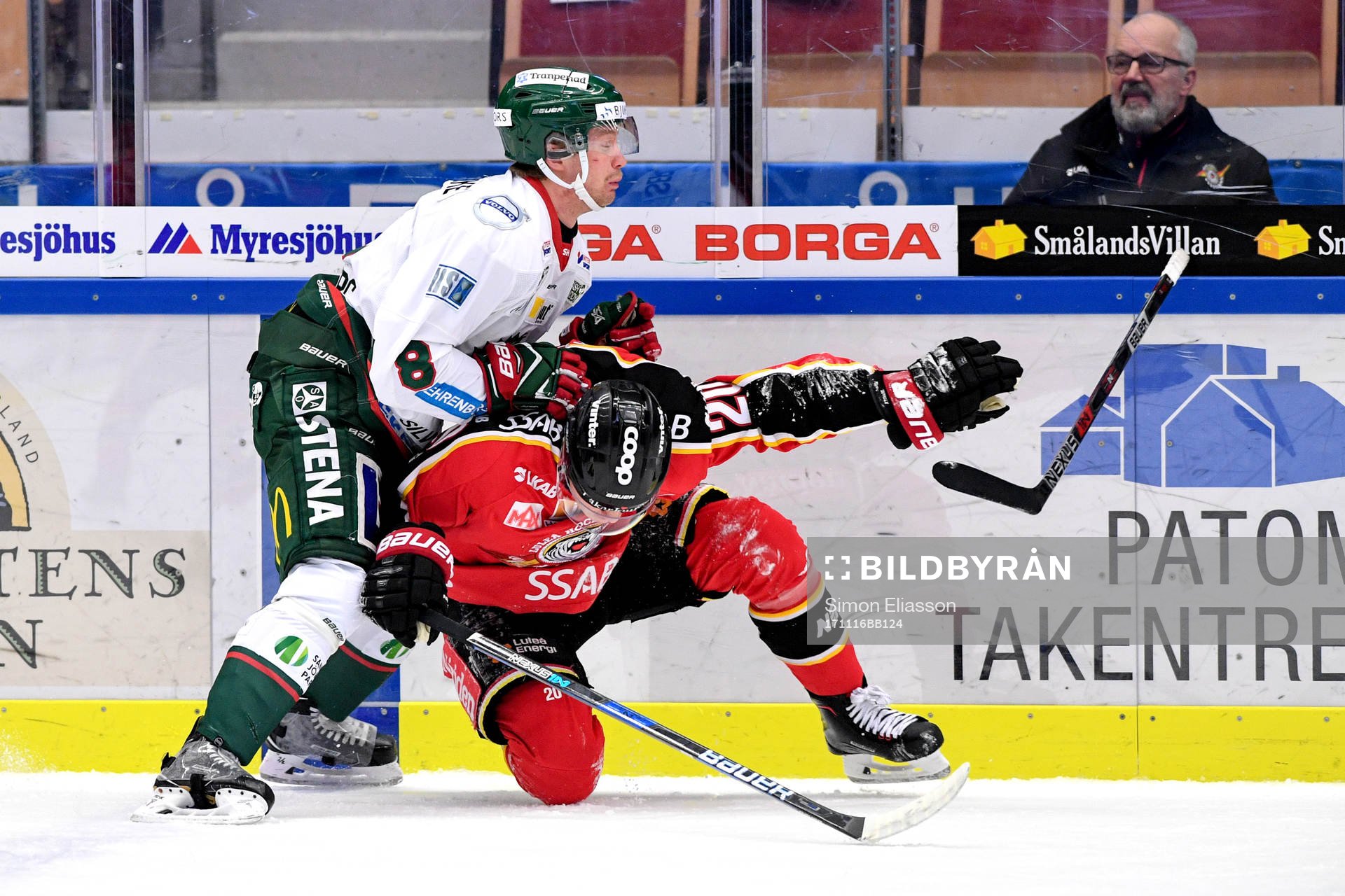 Frölundas John Nyberg och Luleås Gustav Rydahl