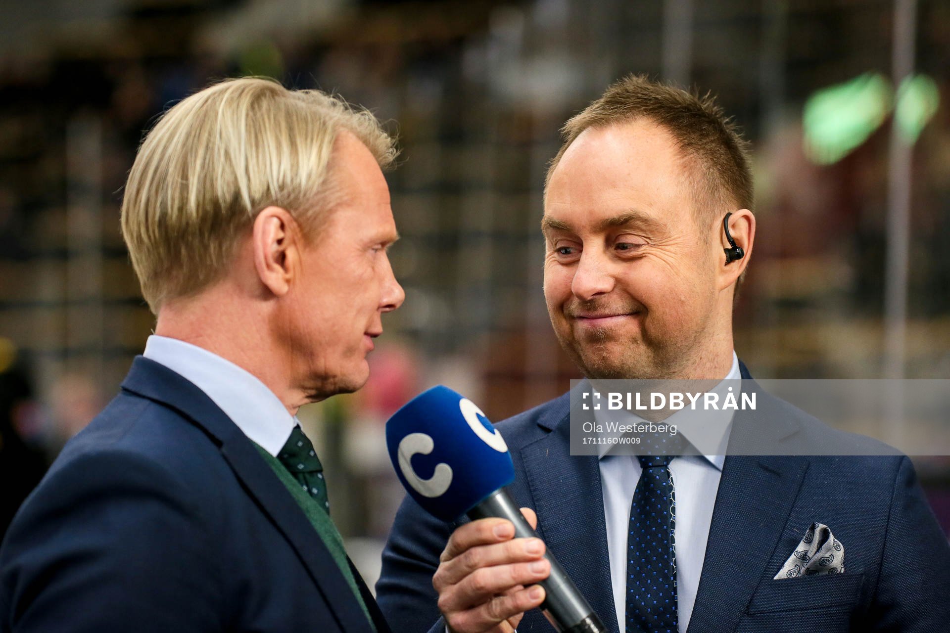 Cmores kommentator Johan Edlund och expert Niklas Wikegård