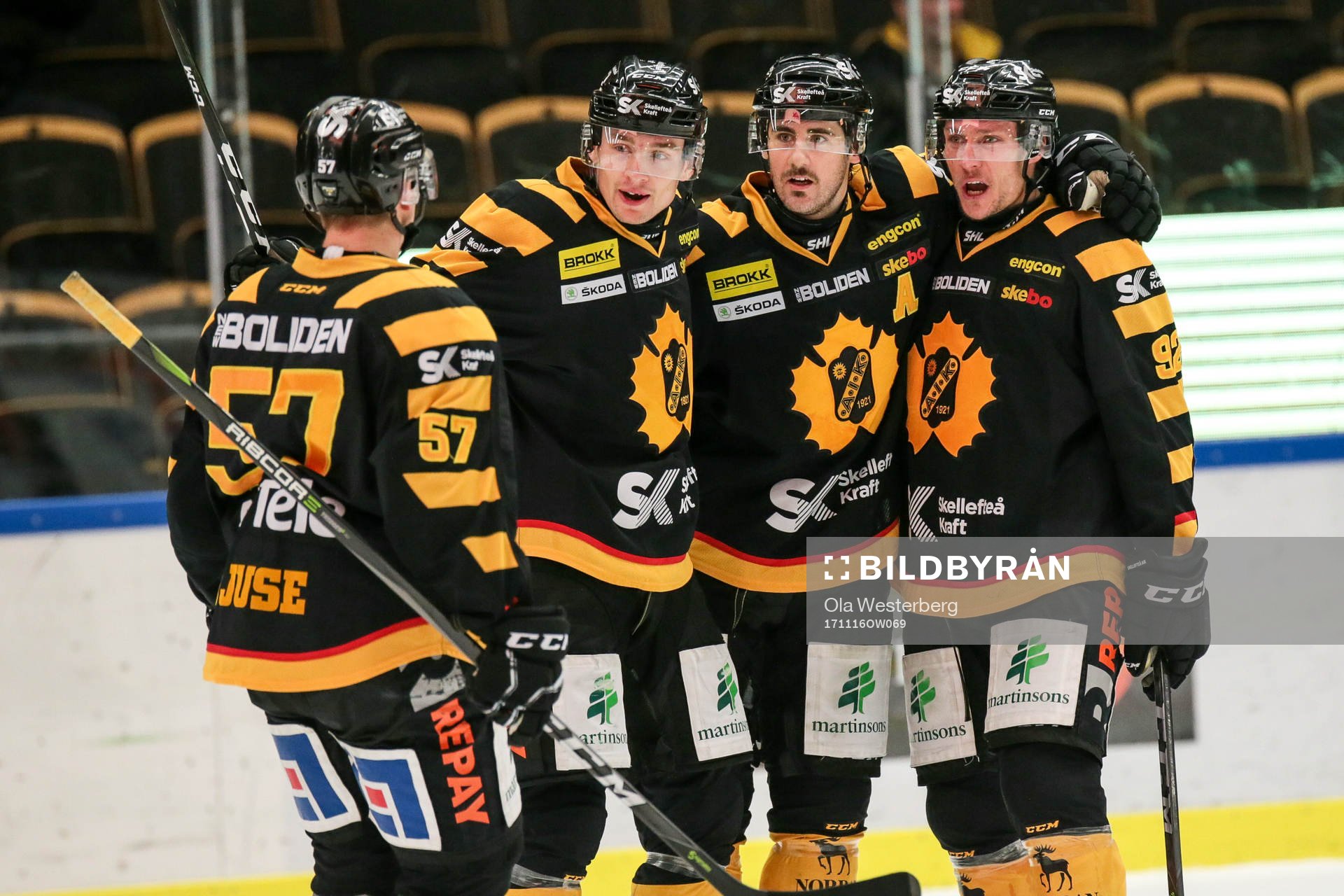 Skellefteås Emil Djuse , Adam Pettersson , Bud Holloway ,