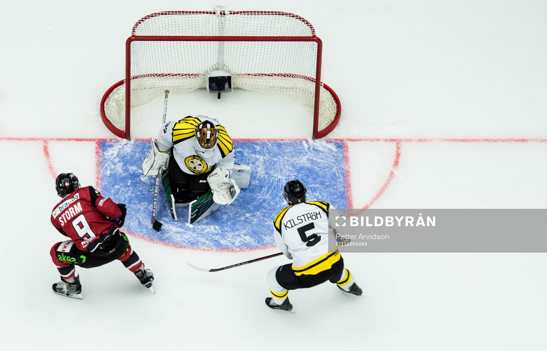 Malmö Redhawks Frederik Storm gör 3-1 bakom Brynäs