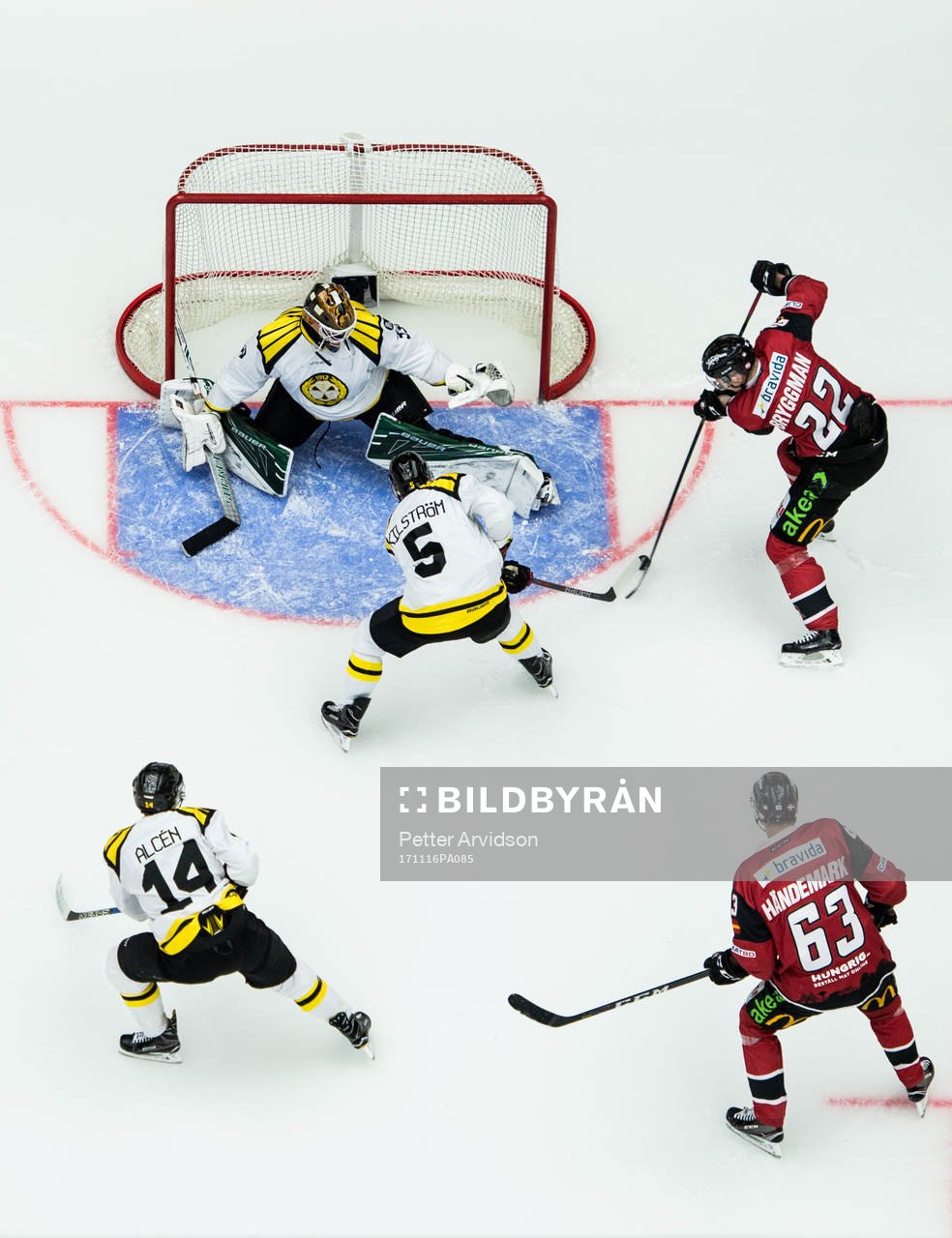 Malmö Redhawks Lars Bryggman oroar mot Brynäs Lukas