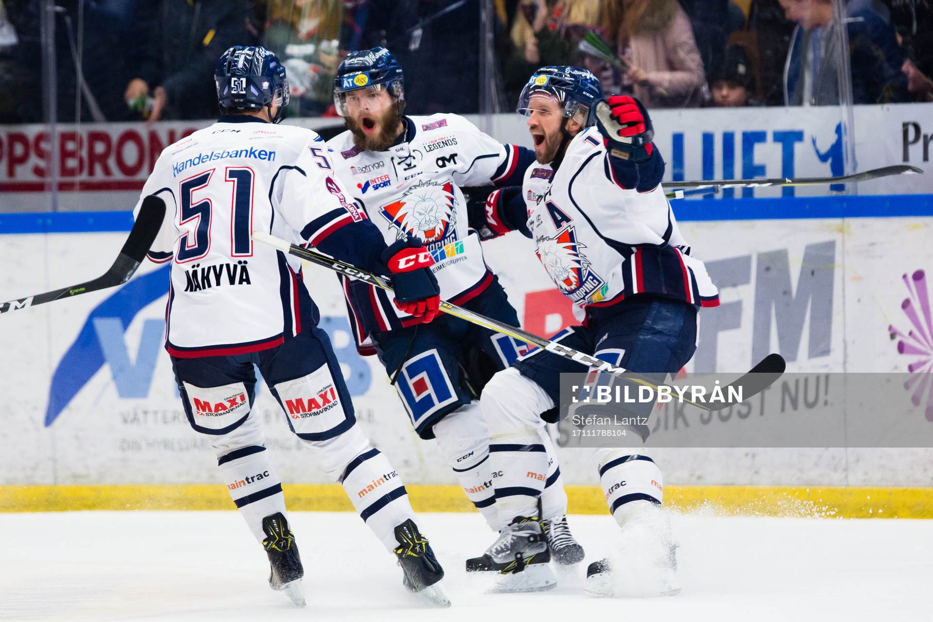 Linköpings Kristian Näkyvä, Jimmy Andersson och Niklas