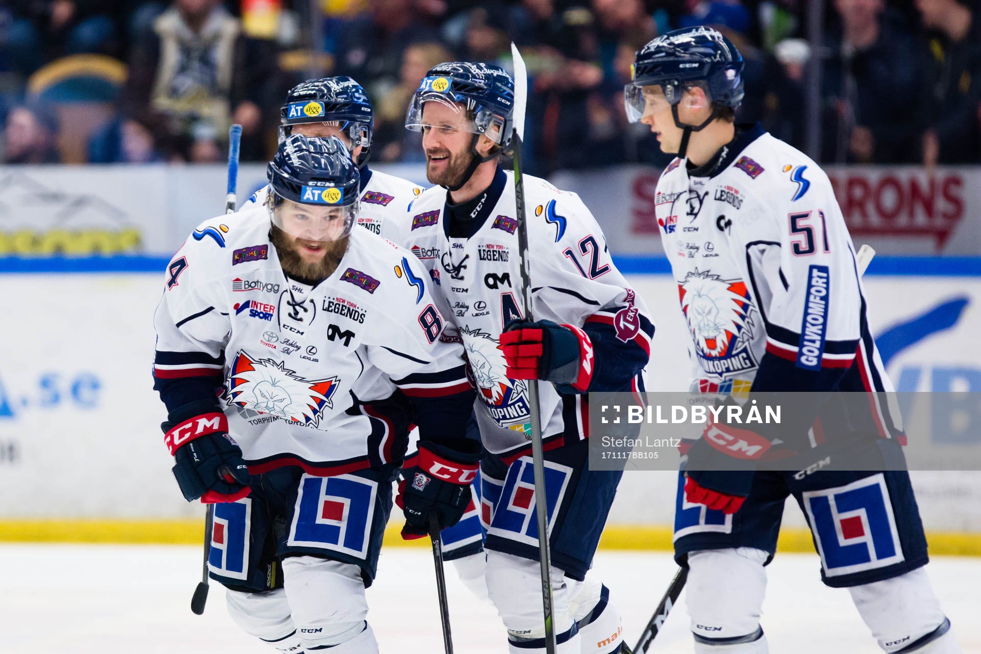 Linköpings Jimmy Andersson, Niklas Persson och Kristian