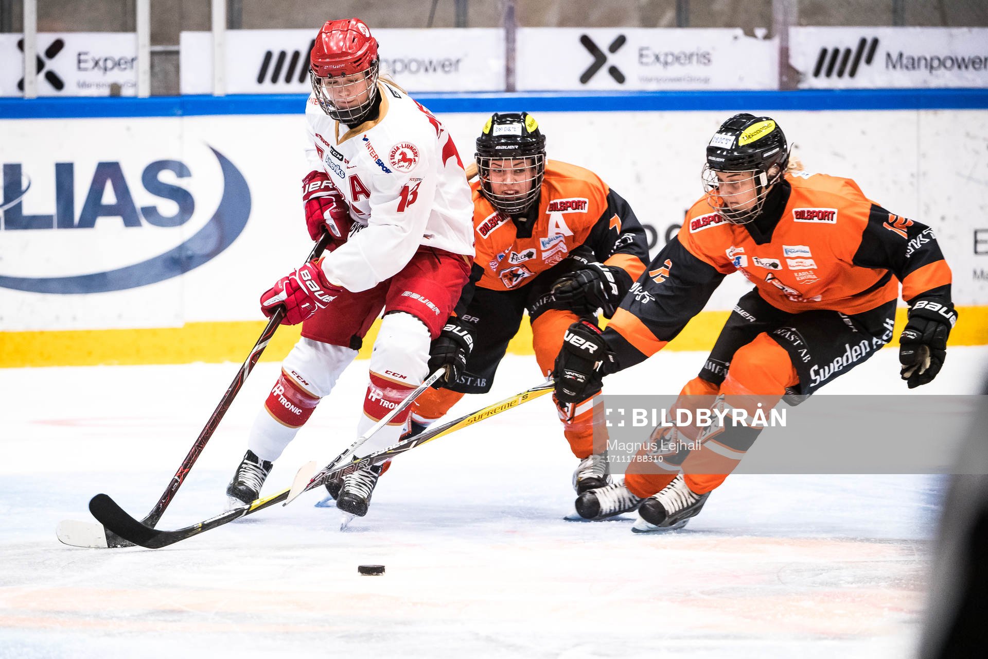 Troja/Ljungbys Thea Johansson och Karlskronas Kaylie Welk