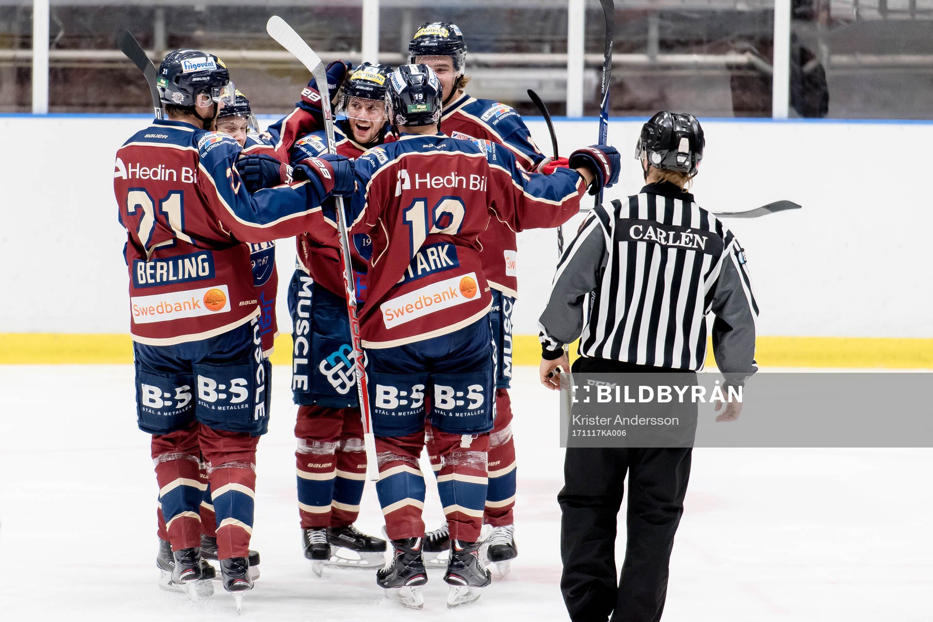 Halmstads spelare jublar