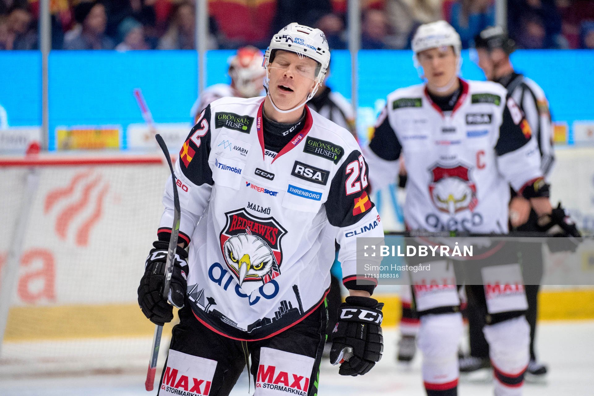 Malmö Redhawks Lars Bryggman deppar
