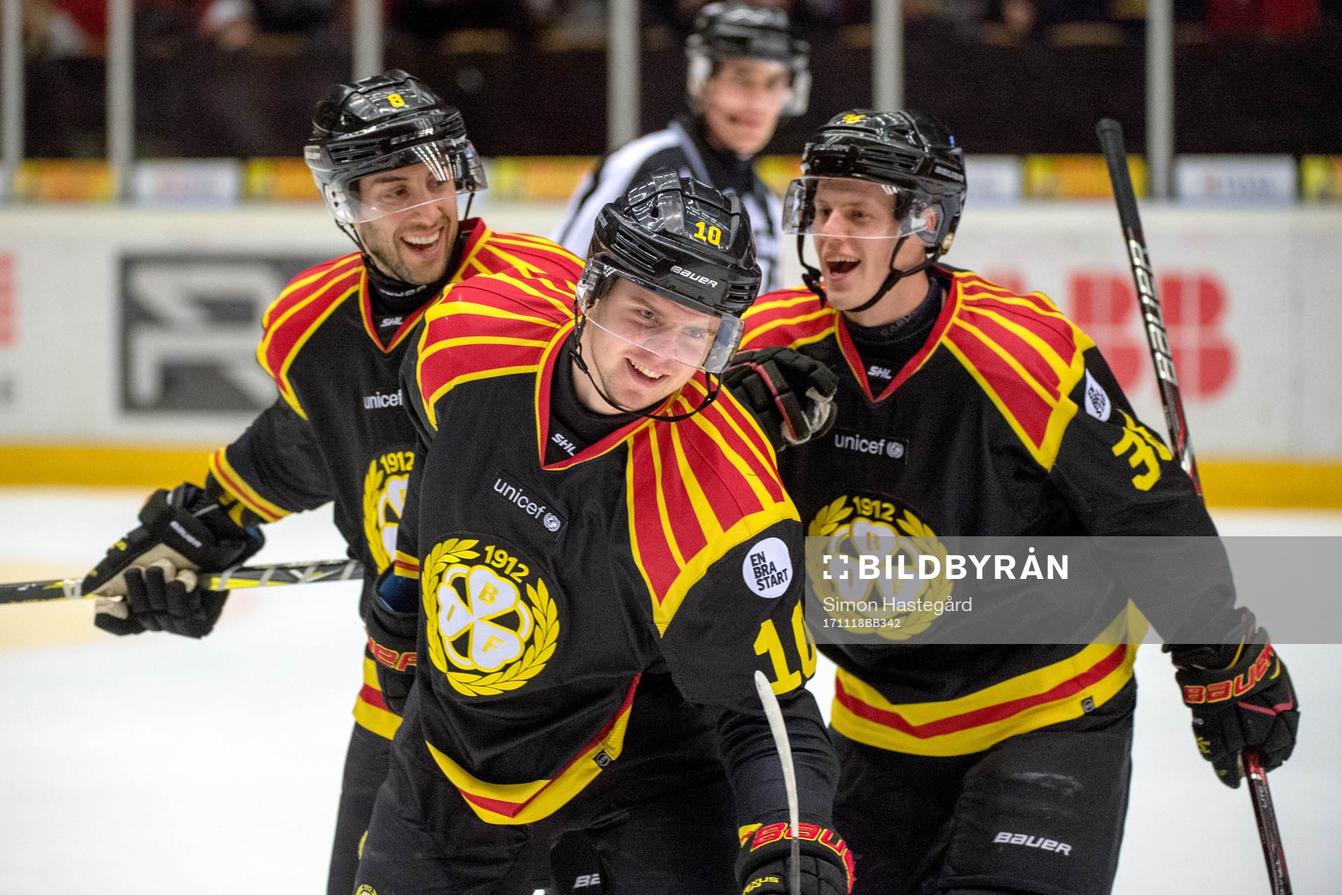 Brynäs Aaron Palushaj, Marcus Ersson och Linus Ölund