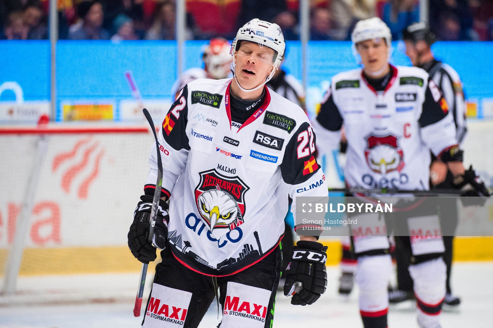 Malmö Redhawks Lars Bryggman deppar